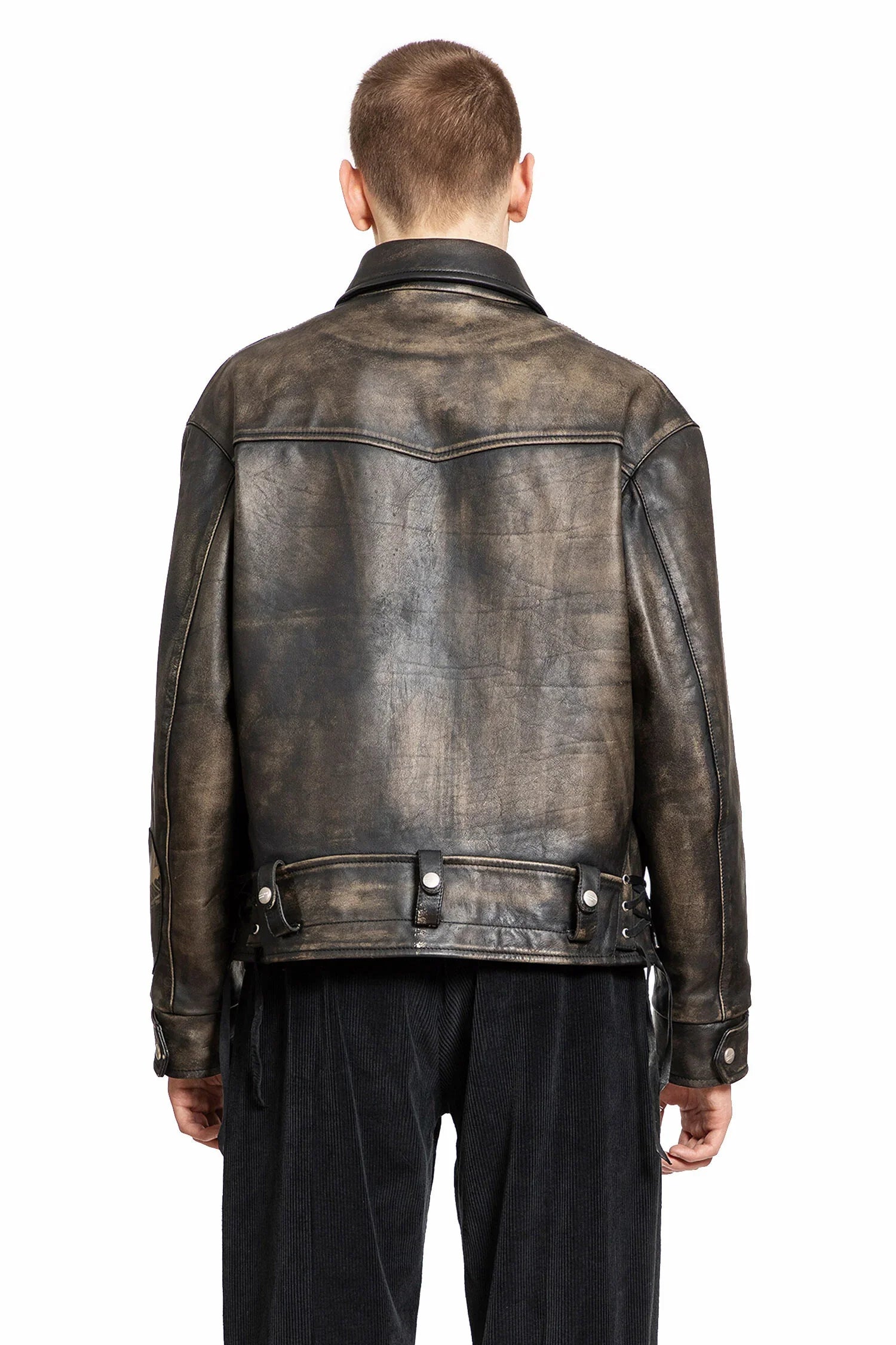 Distressed Pianist Aviator Jacket - Antonioli.eu