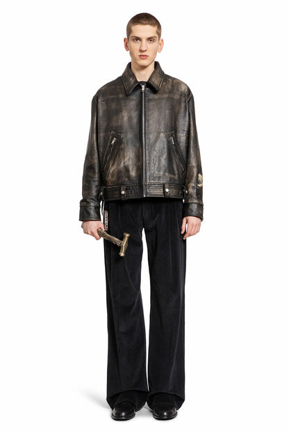 Distressed Pianist Aviator Jacket - Antonioli.eu
