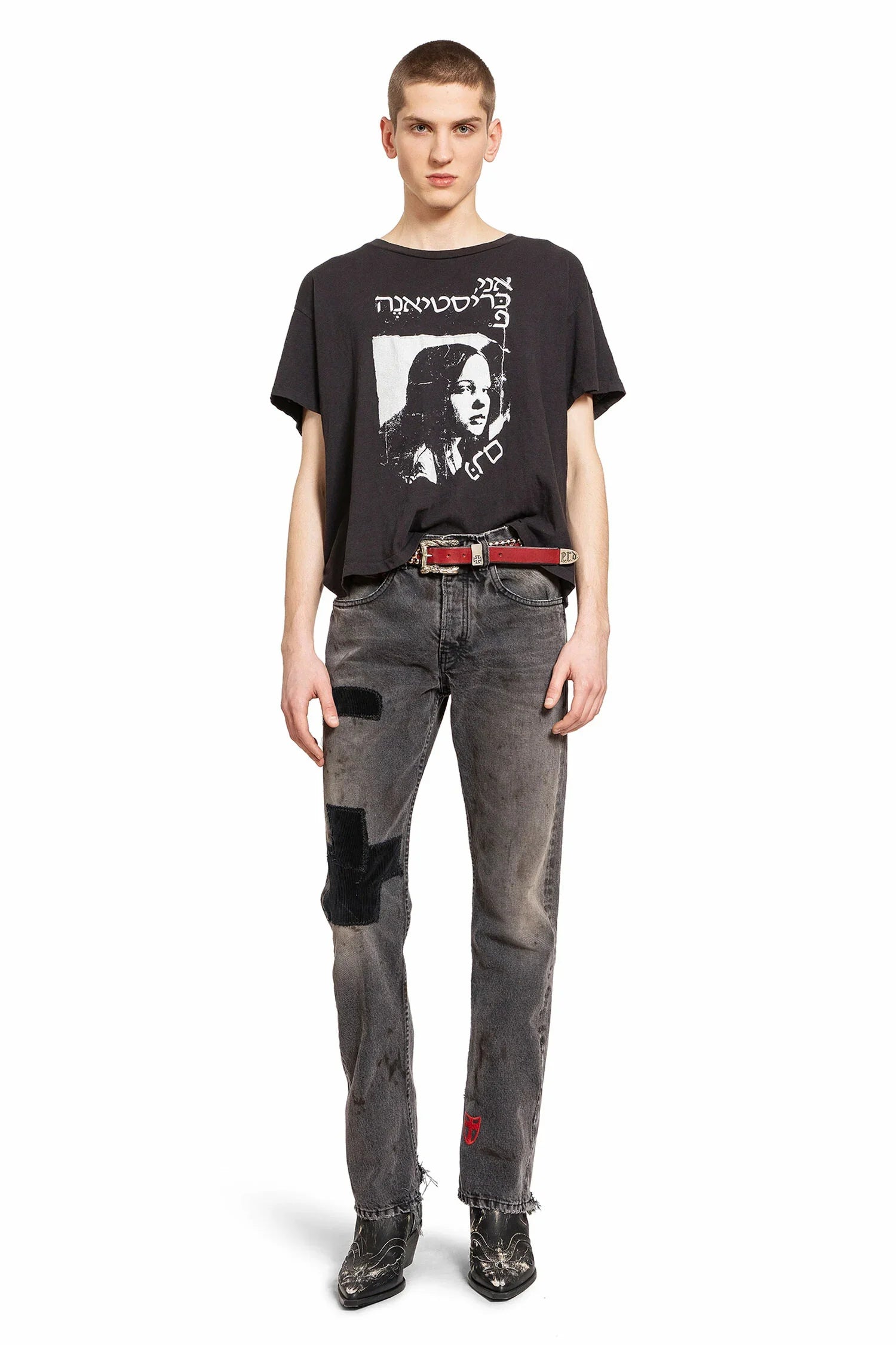 Patchwork Flare Jeans - Antonioli.eu