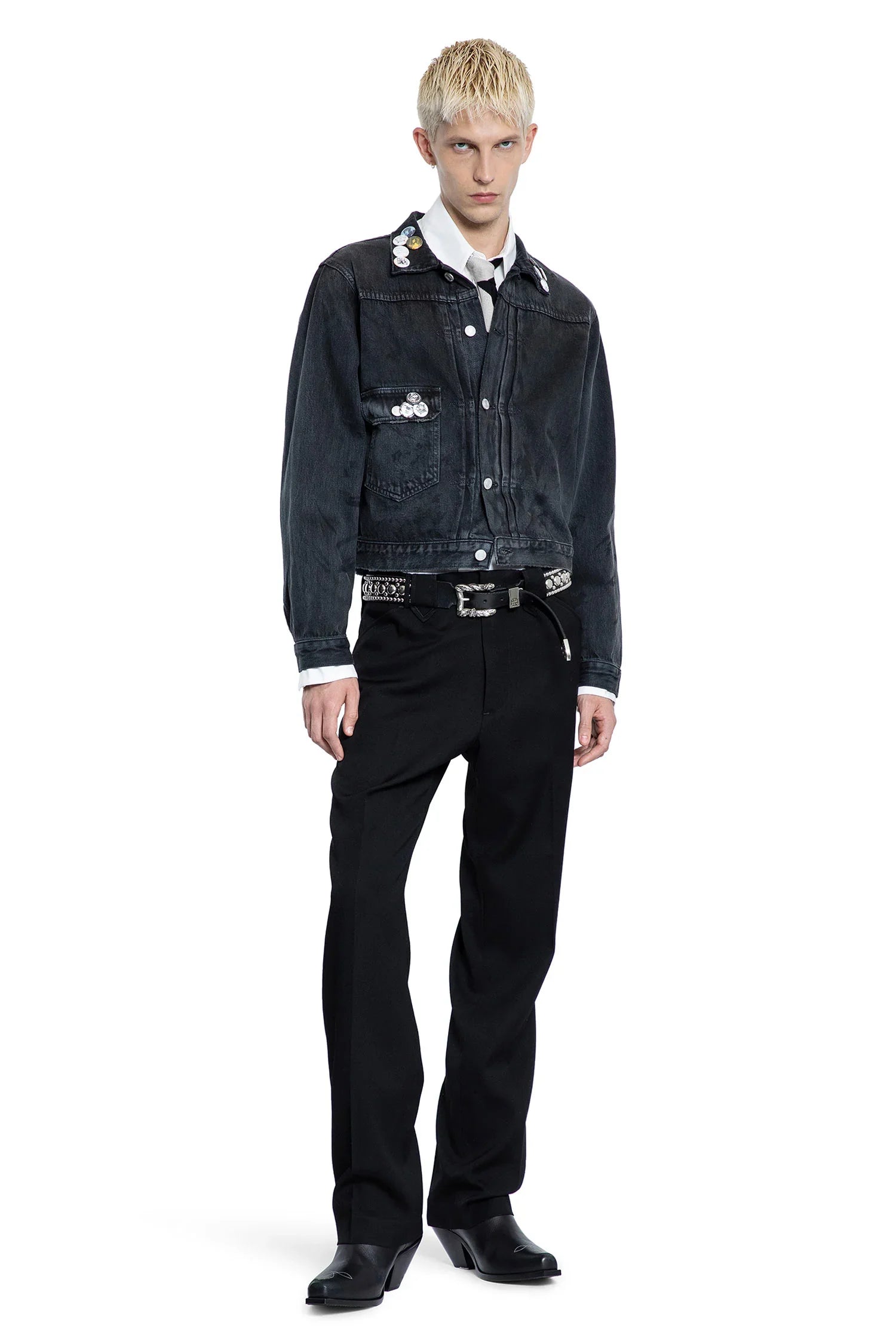 ENFANTS RICHES DÉPRIMÉS MAN BLACK TROUSERS - Antonioli.eu