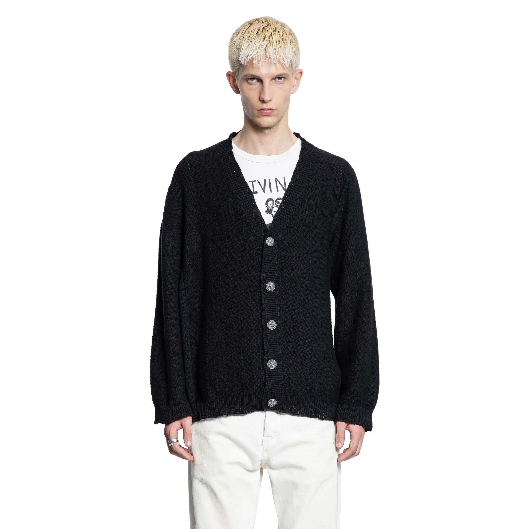 ENFANTS RICHES DÉPRIMÉS MAN BLACK KNITWEAR - Antonioli.eu