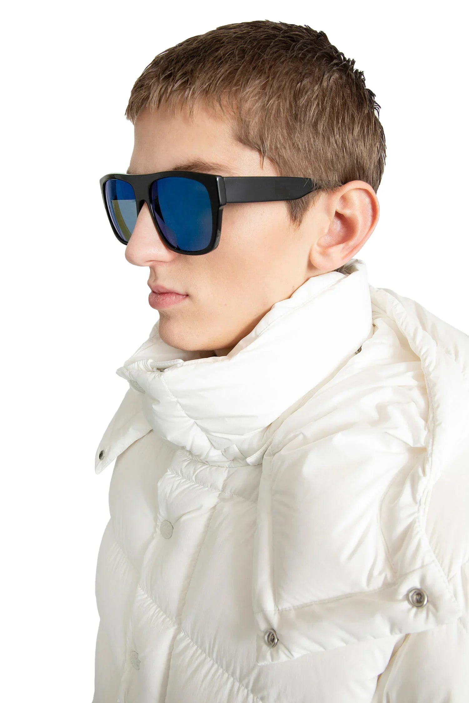 L.G.R UNISEX BLACK EYEWEAR - Antonioli.eu