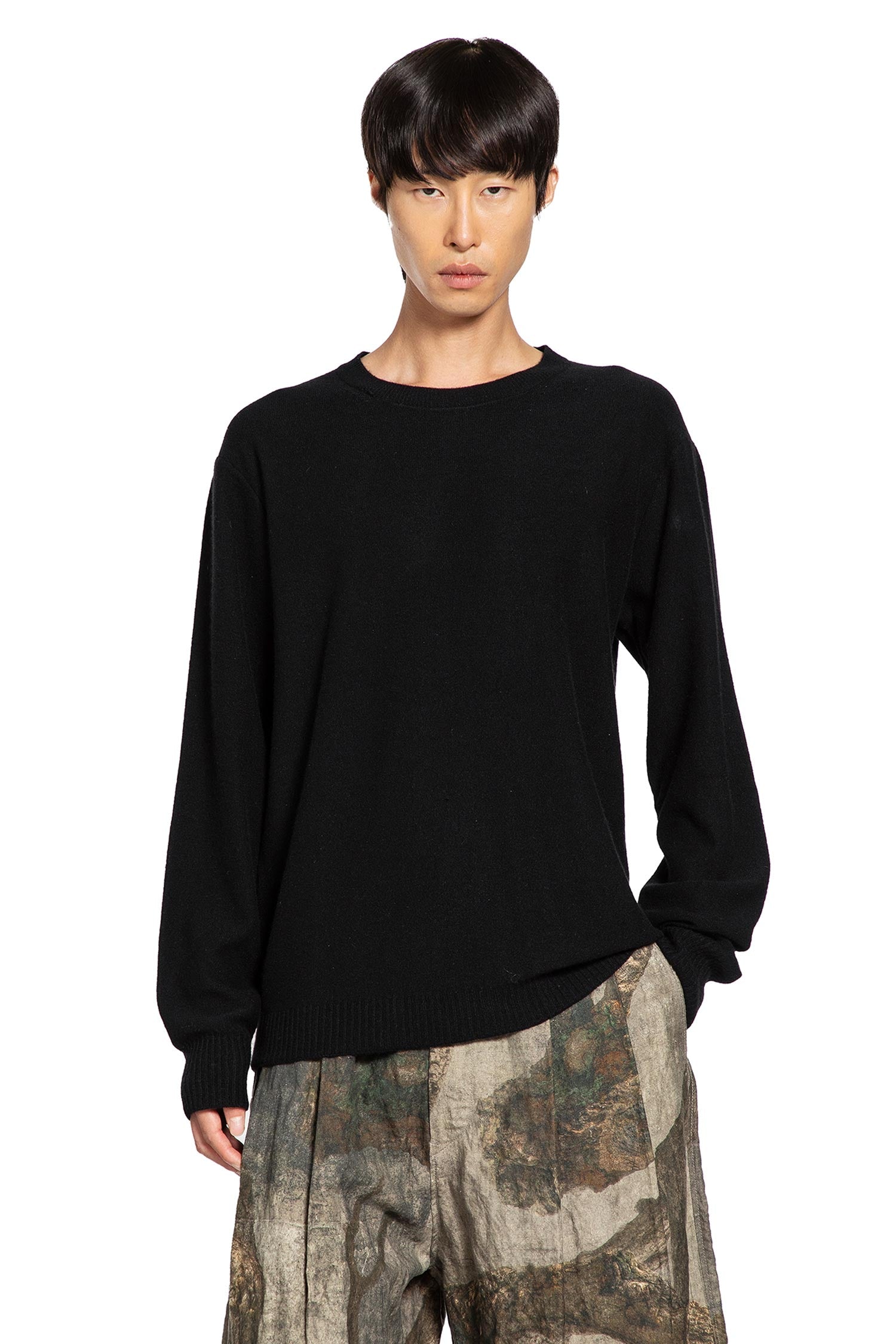 Small Statue Intarsia Sweater - Antonioli.eu