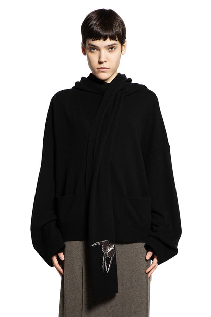 Scarf Cardigan with Hood