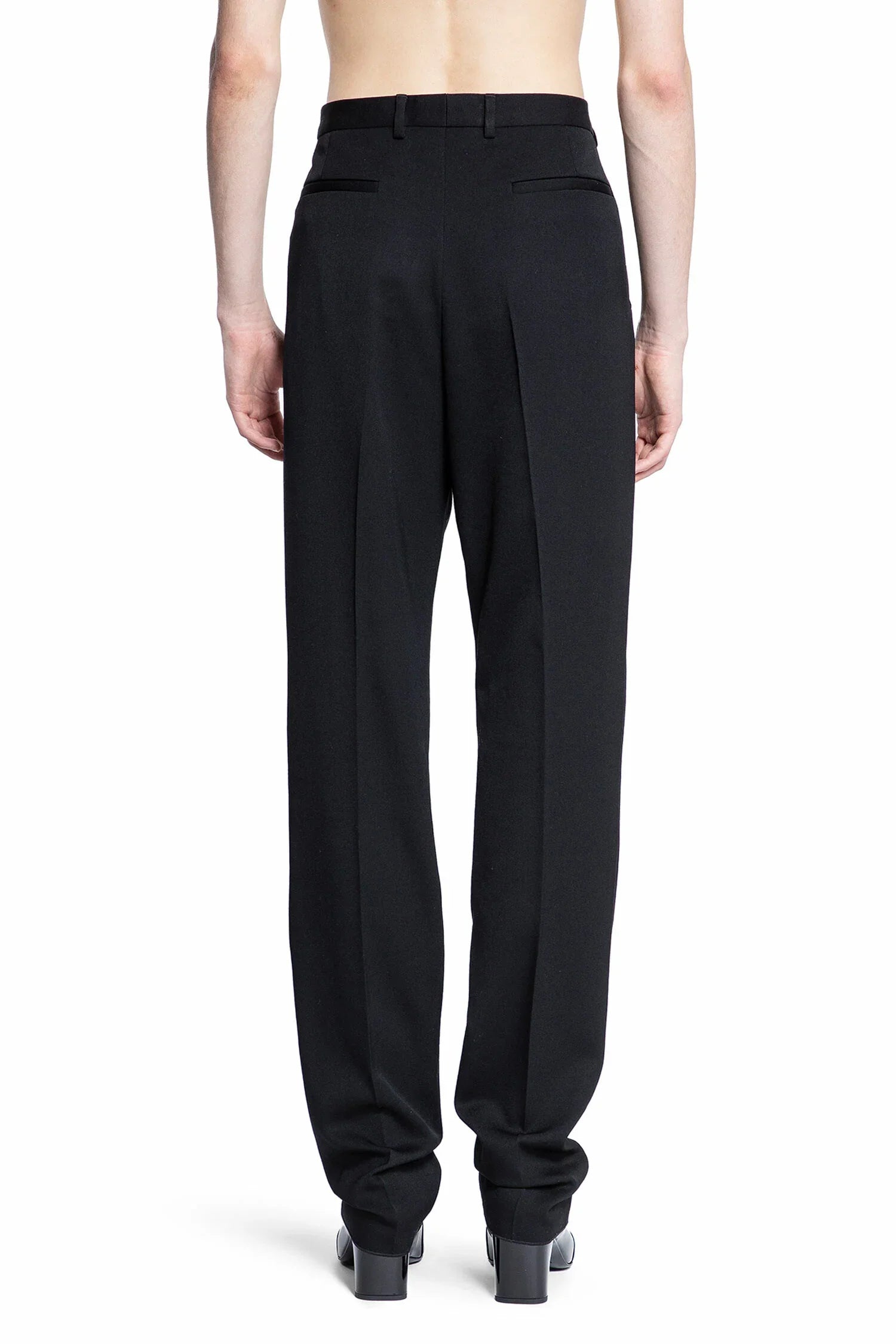 SAINT LAURENT MAN BLACK TROUSERS - Antonioli.eu