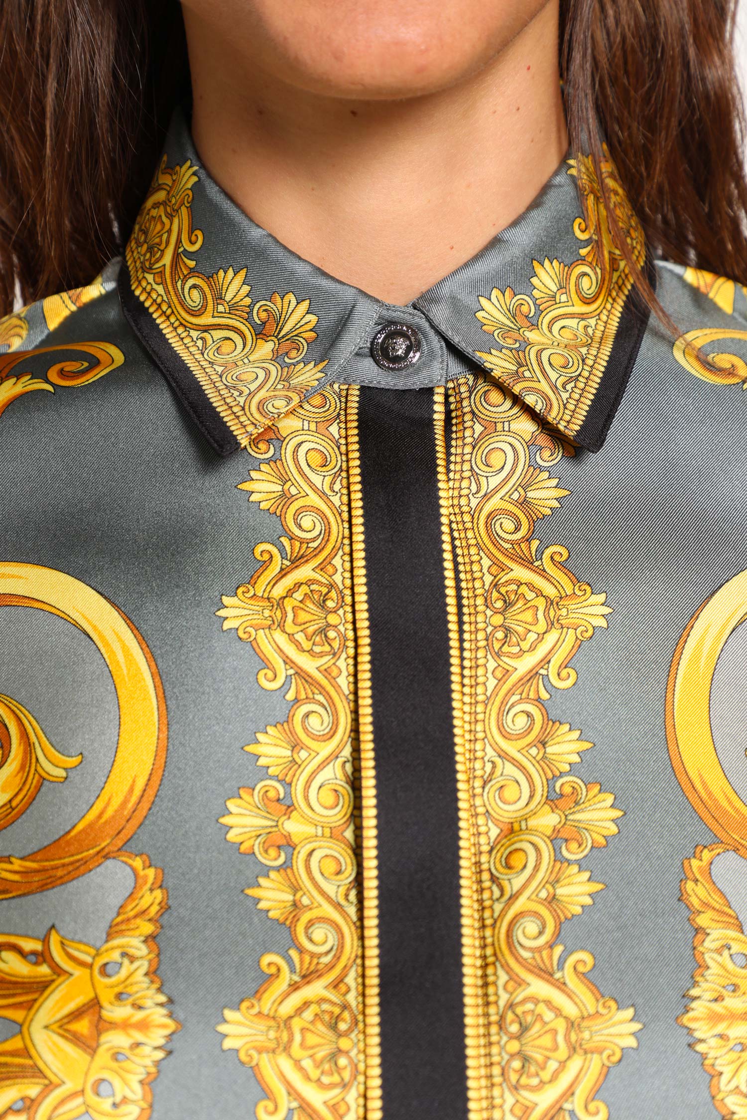 Cheetah Foulard Silk Shirt