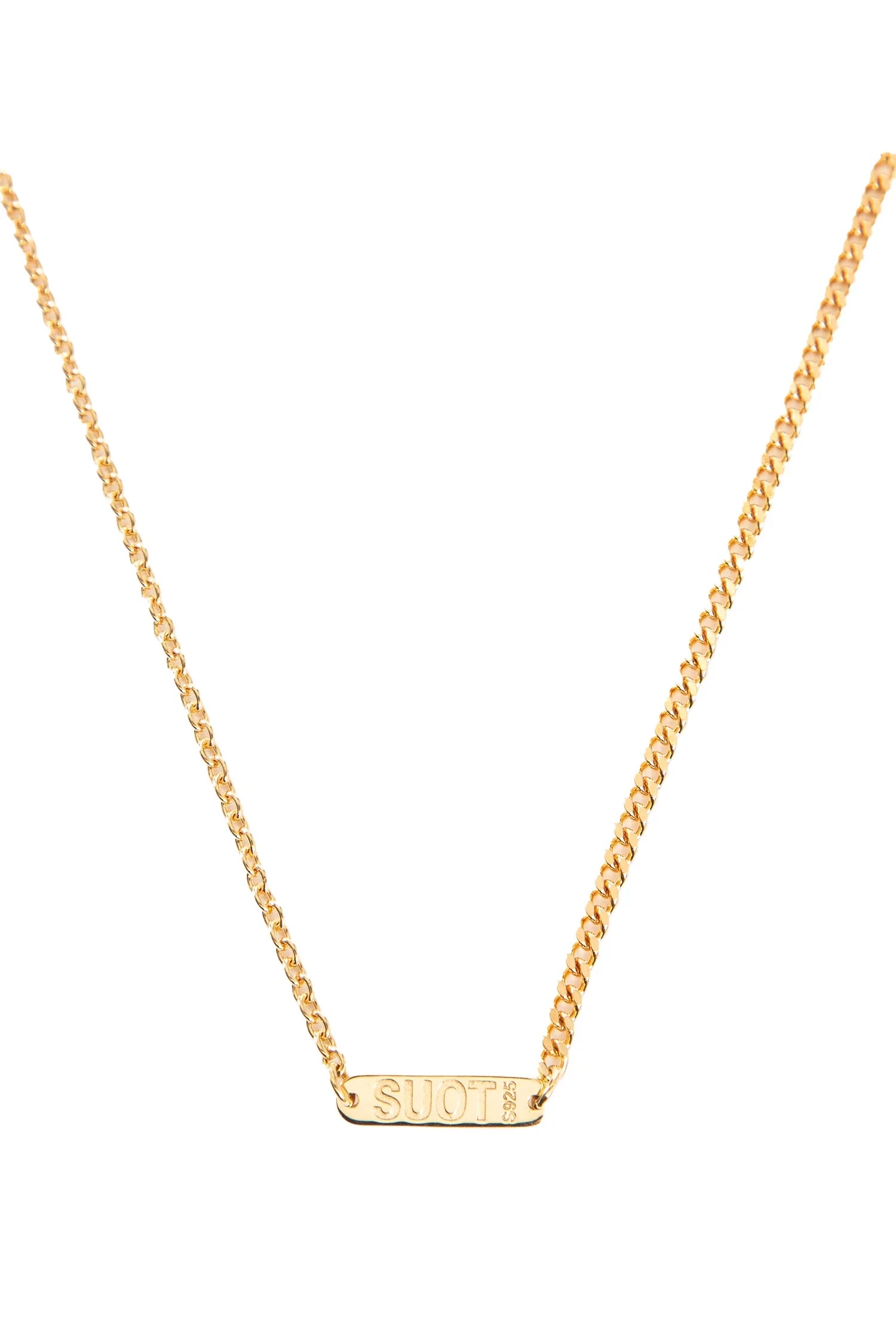 Gold Plated Silver Mix Chains Necklace - Antonioli.eu