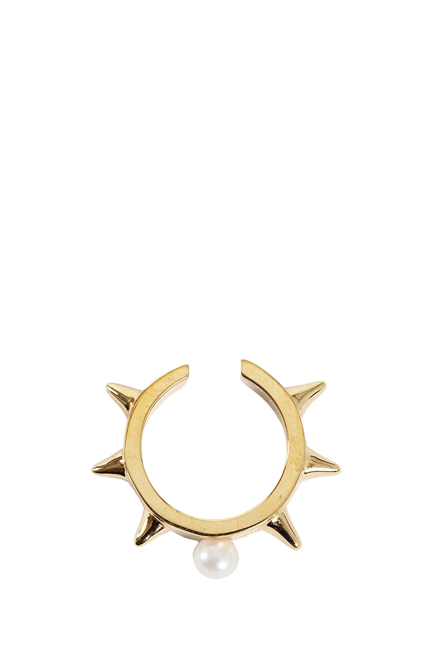 Abra collaboration Spike Pearl Ear Cuff - Antonioli.eu