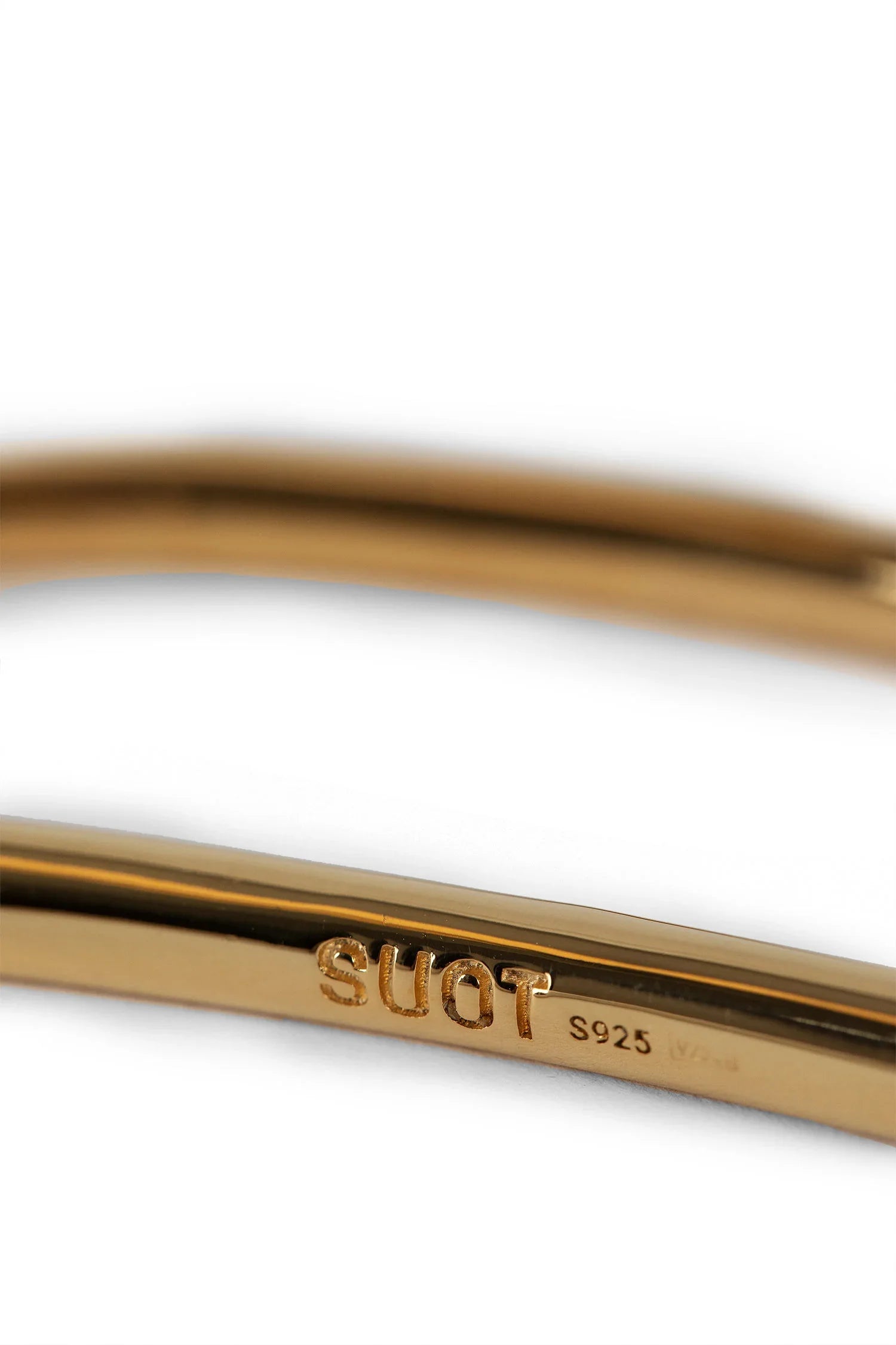 Gold-Plated Silver Palm Cuff - Antonioli.eu