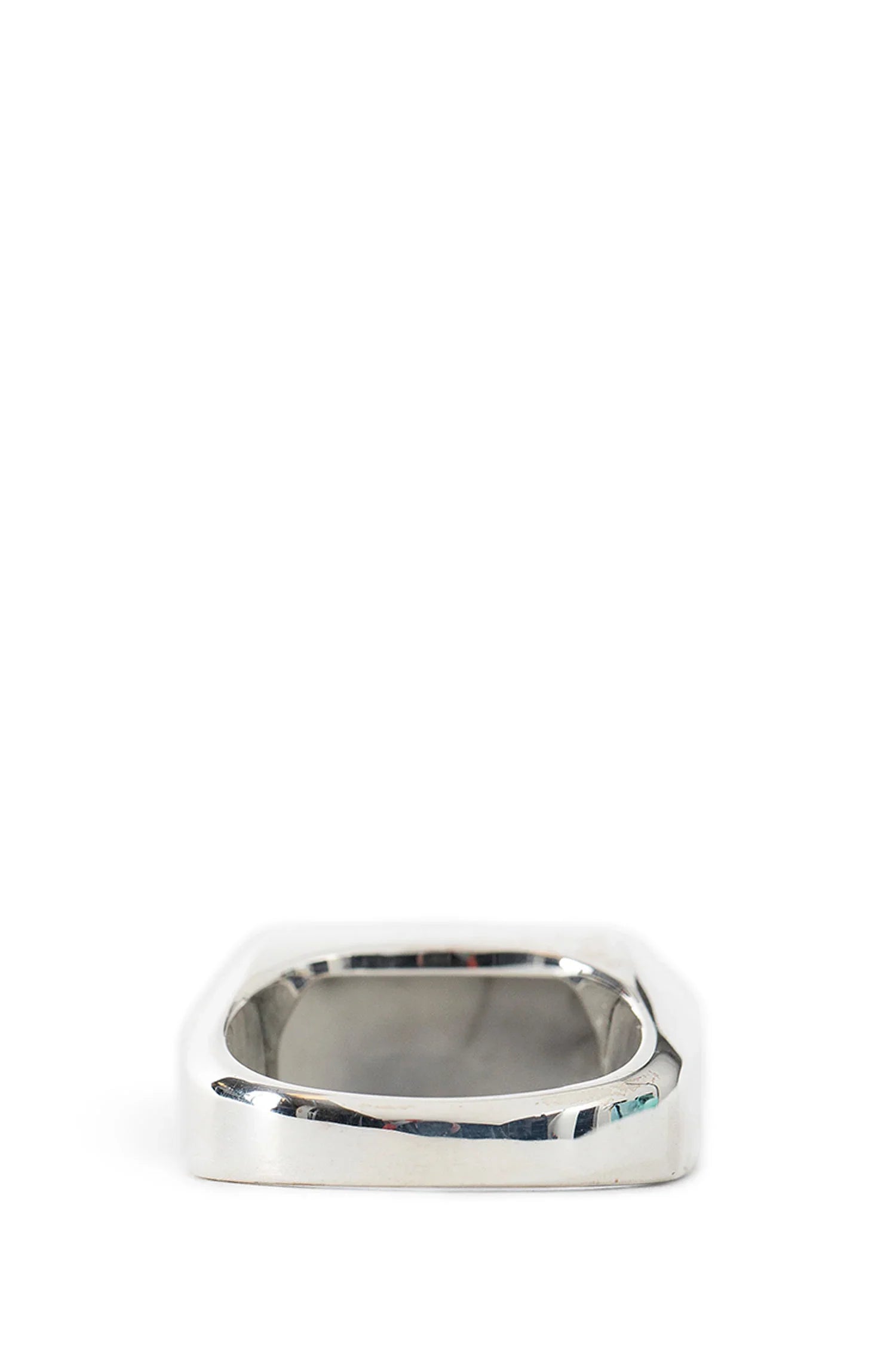 Silver Half Cut Howlite Ring - Antonioli.eu