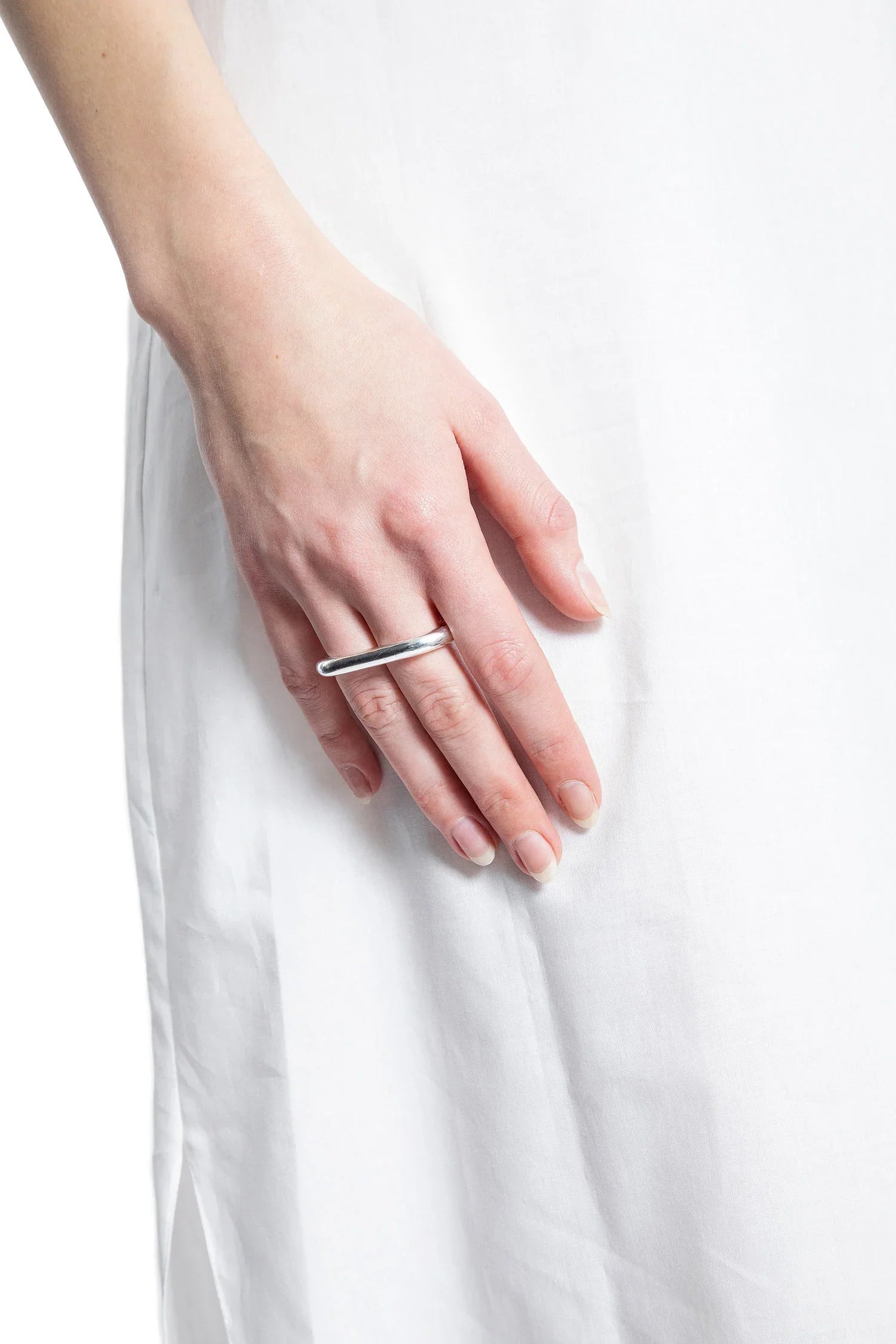 Sterling Silver Double Ring - Antonioli.eu