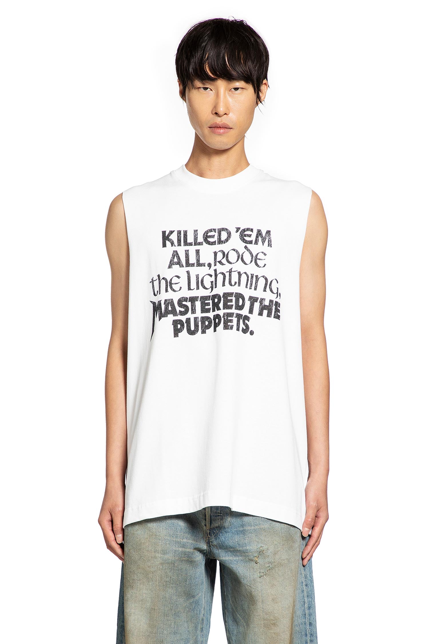Killed'Em All Sleeveless Tee - Antonioli.eu