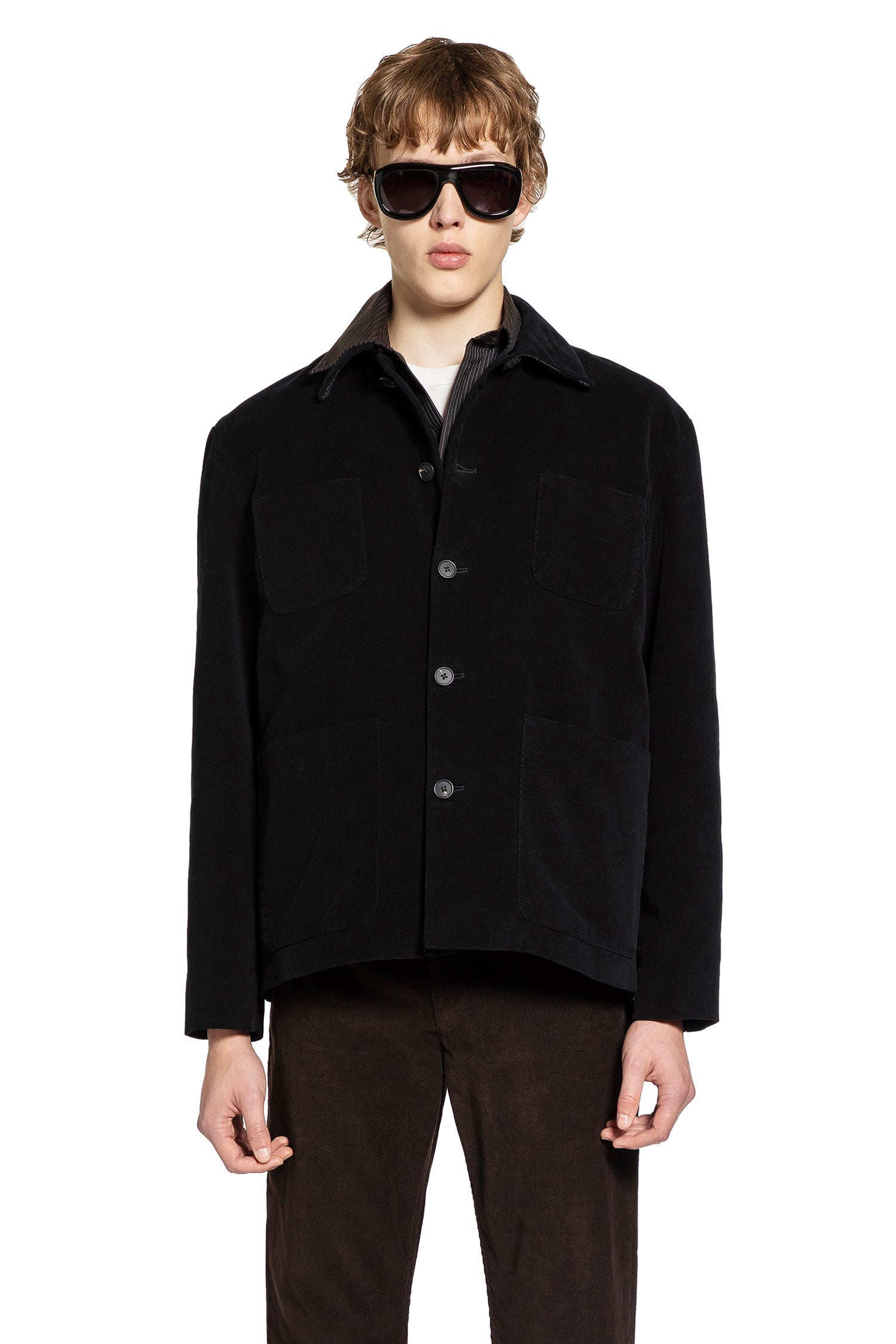 THE ROW MAN BLACK JACKETS