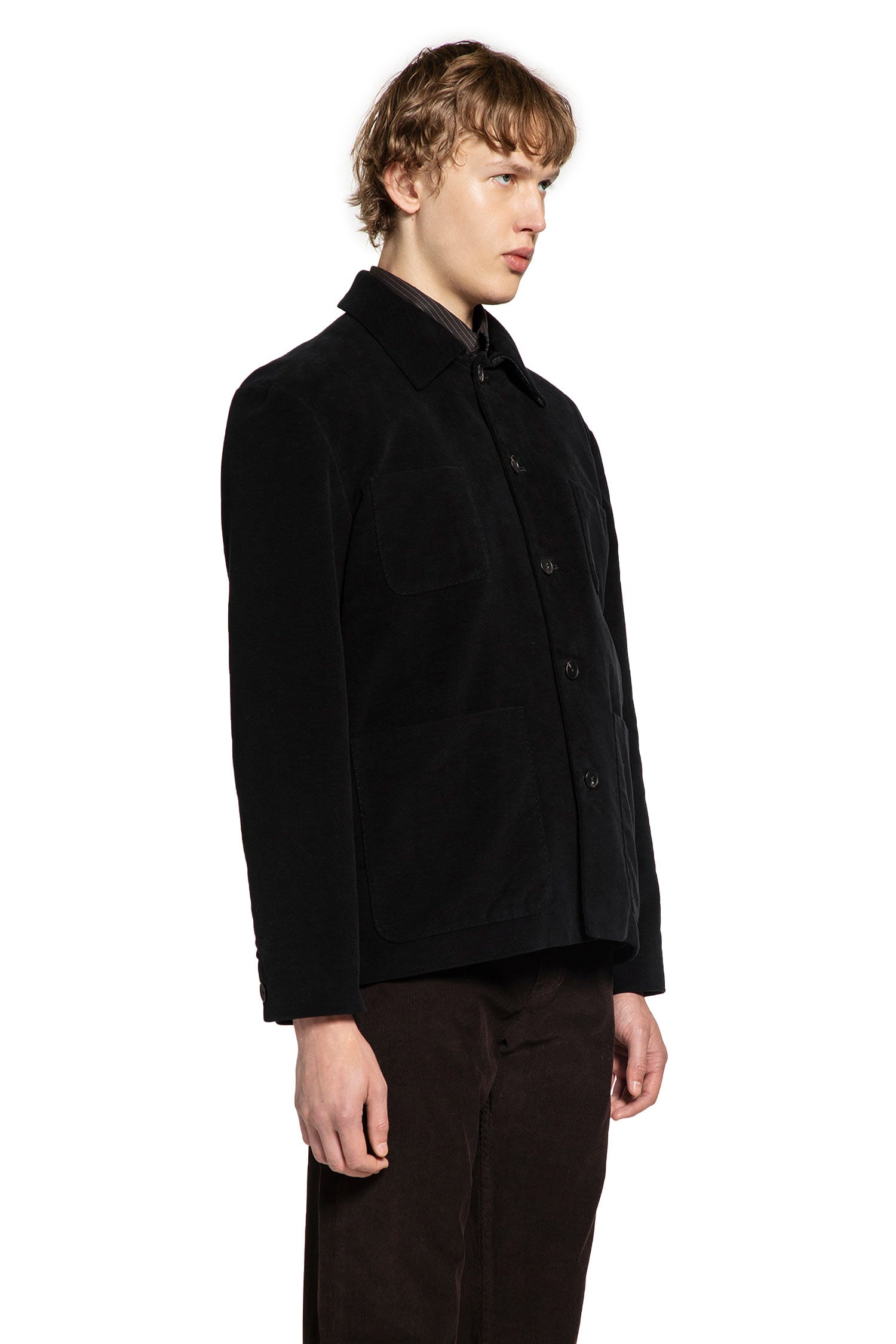 THE ROW MAN BLACK JACKETS