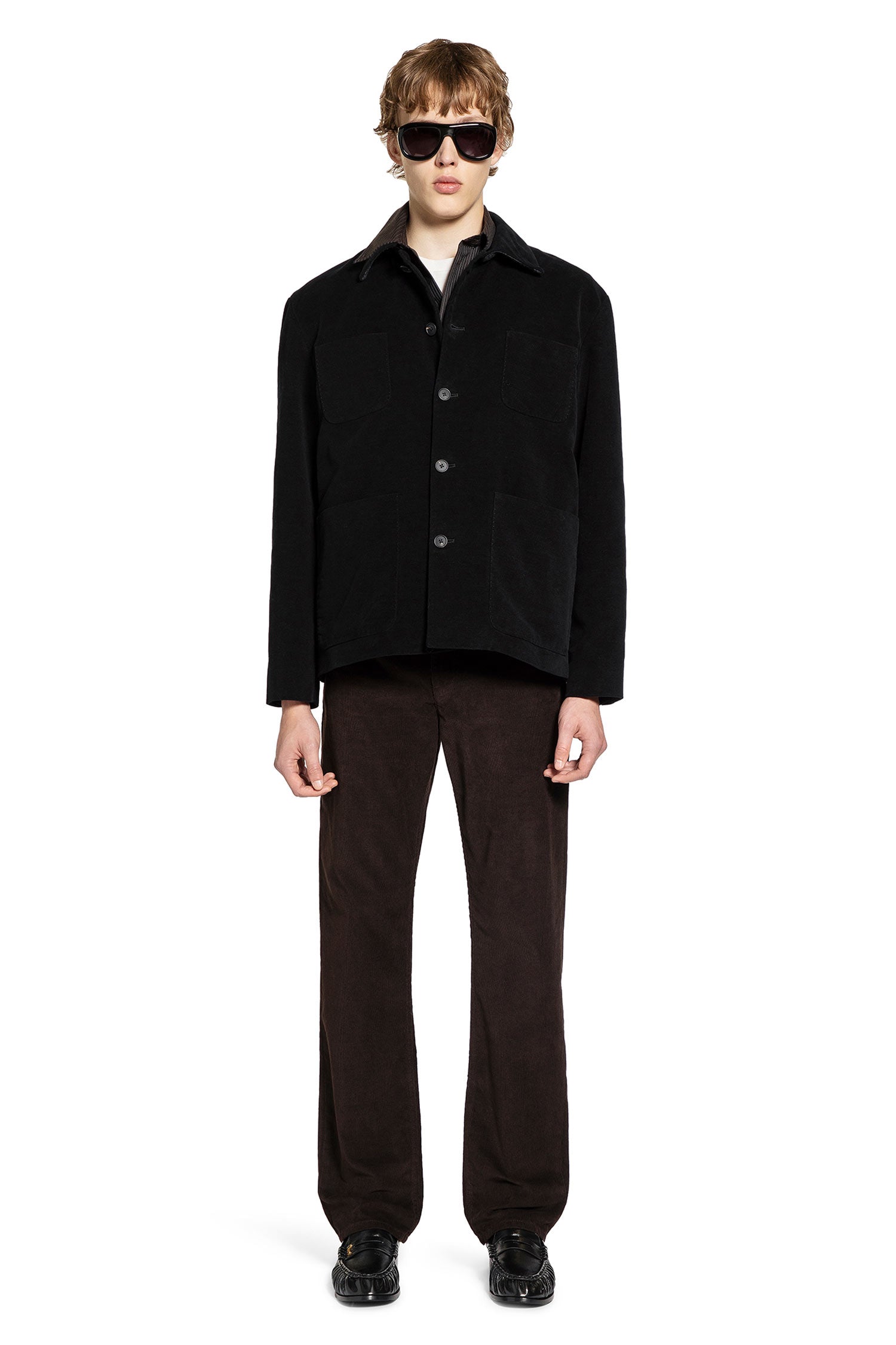 THE ROW MAN BLACK JACKETS