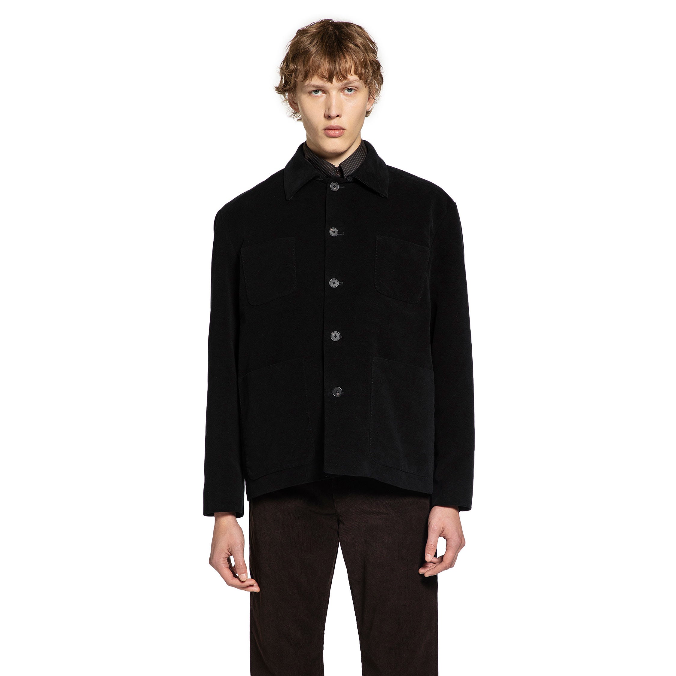 THE ROW MAN BLACK JACKETS