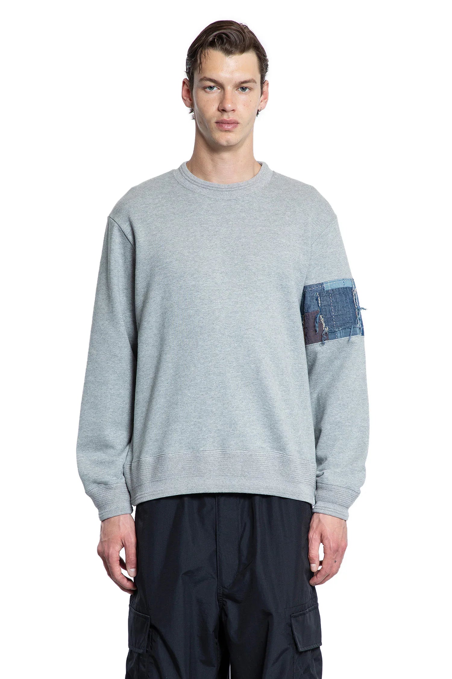 Boro trimmed sweatshirt - Antonioli.eu