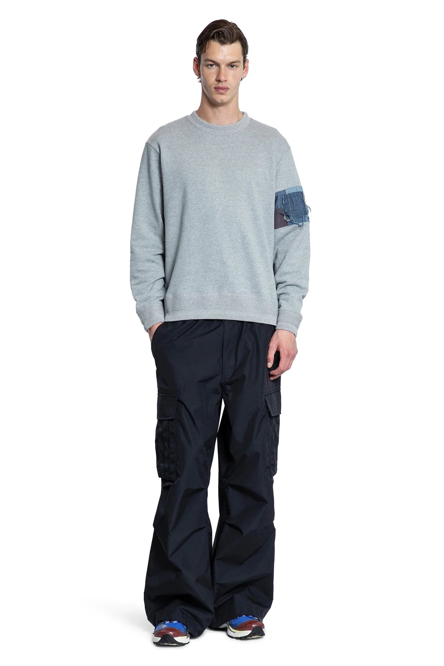 Boro trimmed sweatshirt - Antonioli.eu
