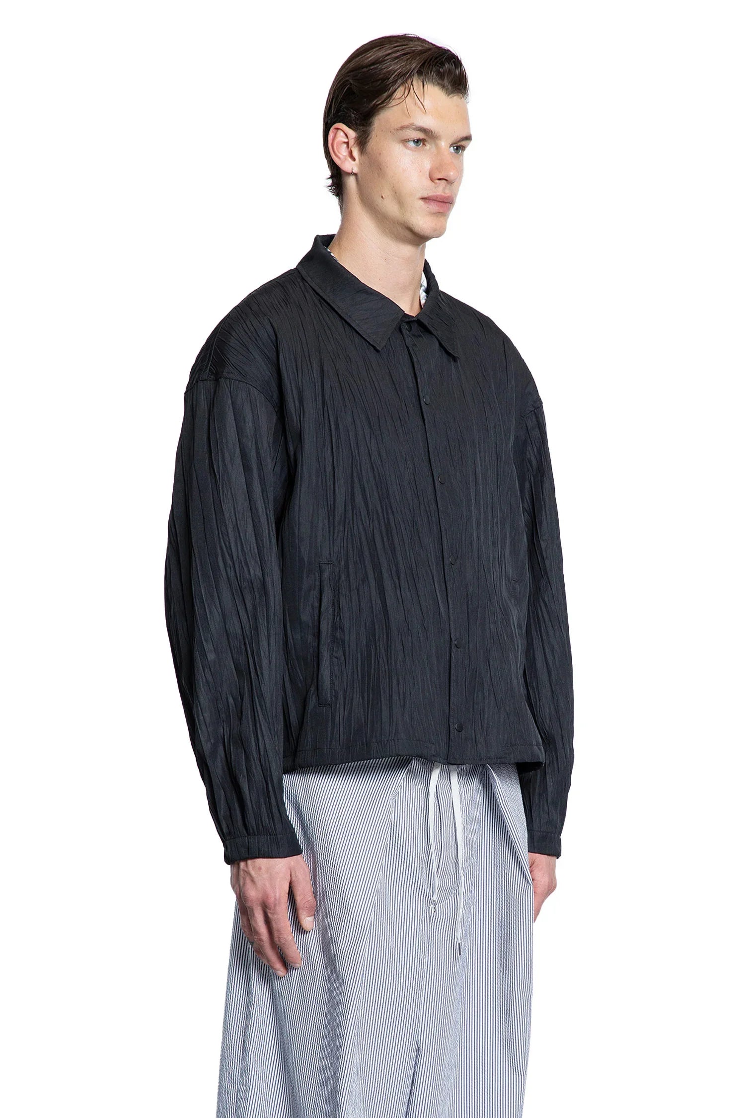 Pleated Coaches Jacket - Antonioli.eu