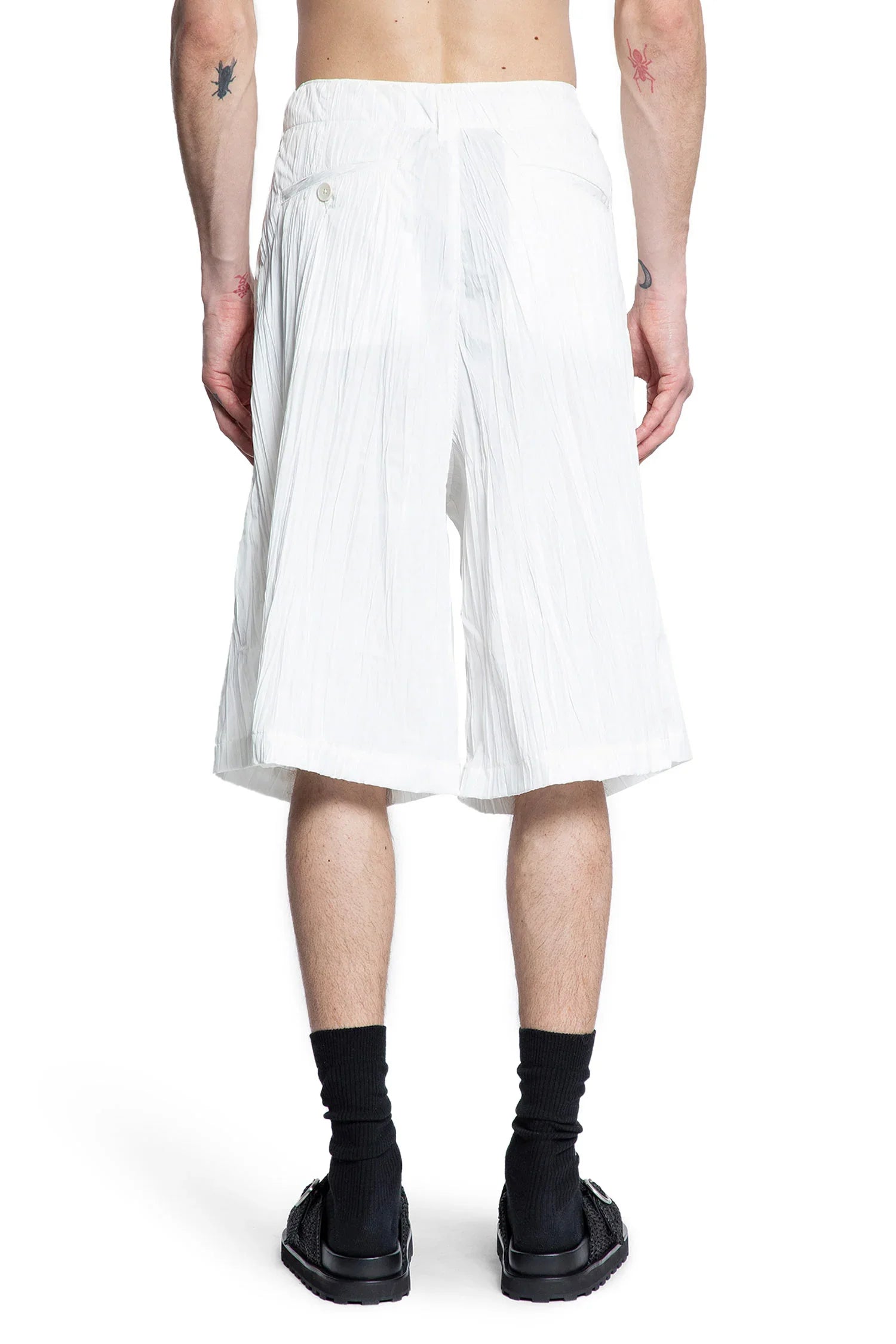 Pleated 3/4 trousers - Antonioli.eu
