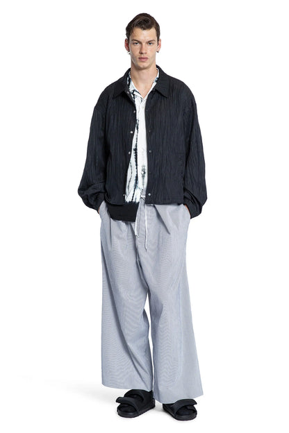 Seersucker hakama trousers - Antonioli.eu