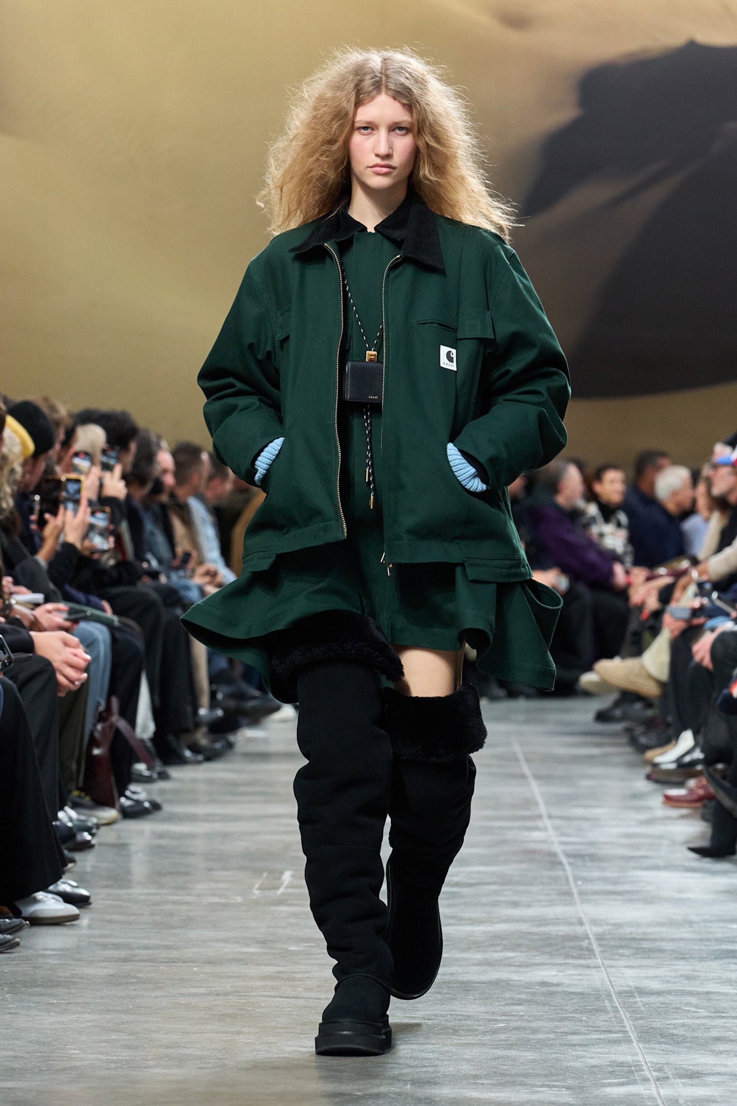 Sacai Collaboration Thigh High Boots