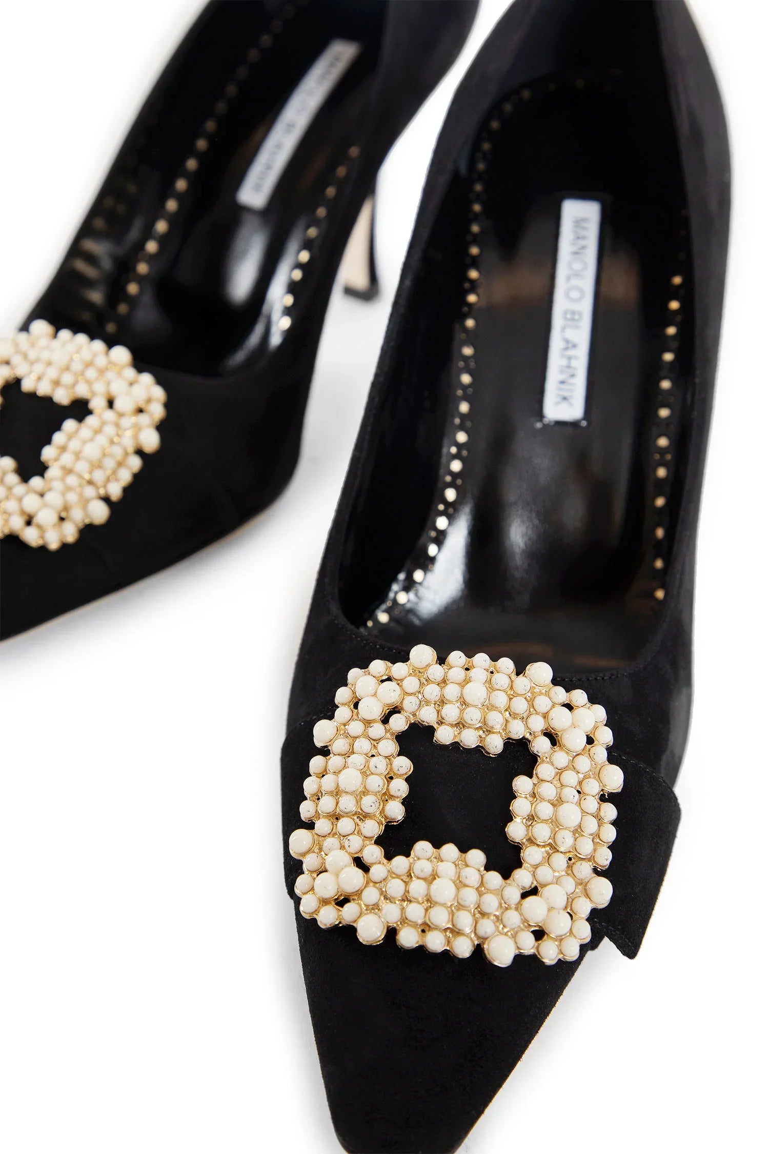 Giboa Pearl Buckle 90 Pumps - Antonioli.eu