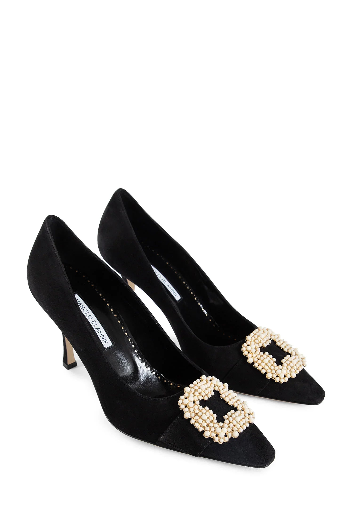 Giboa Pearl Buckle 90 Pumps - Antonioli.eu