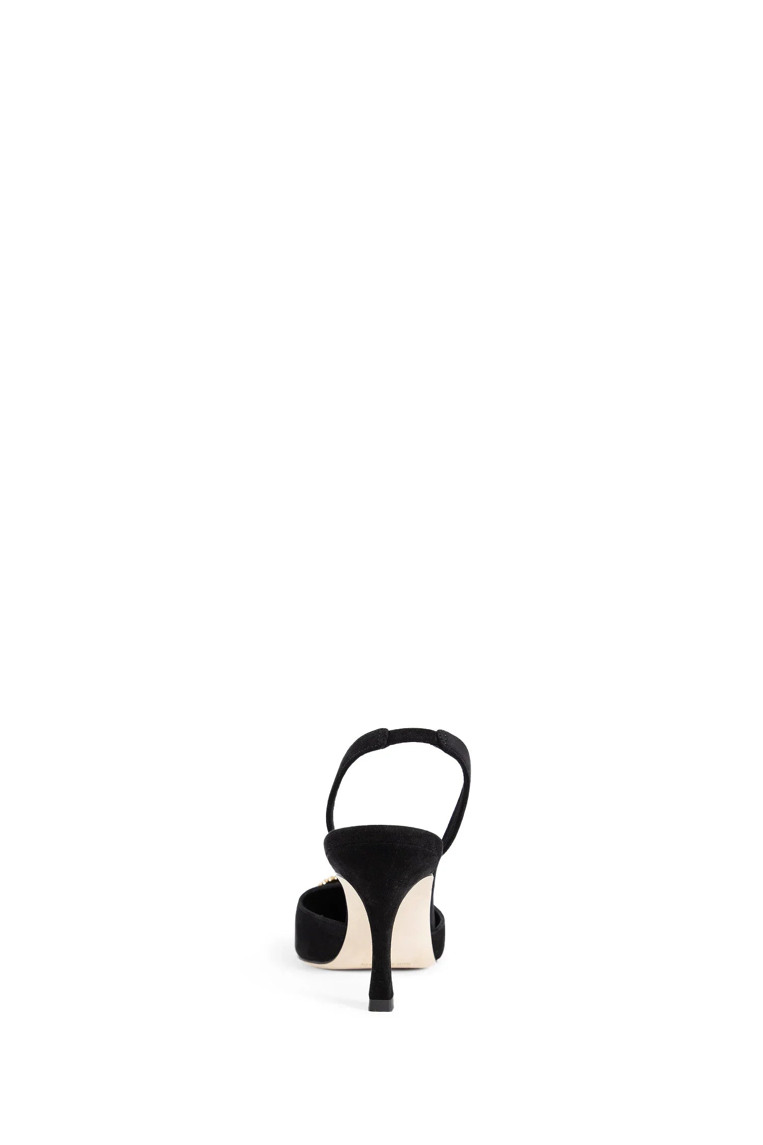 Gibsli Suede Pearl Buckle Slingback Pumps - Antonioli.eu