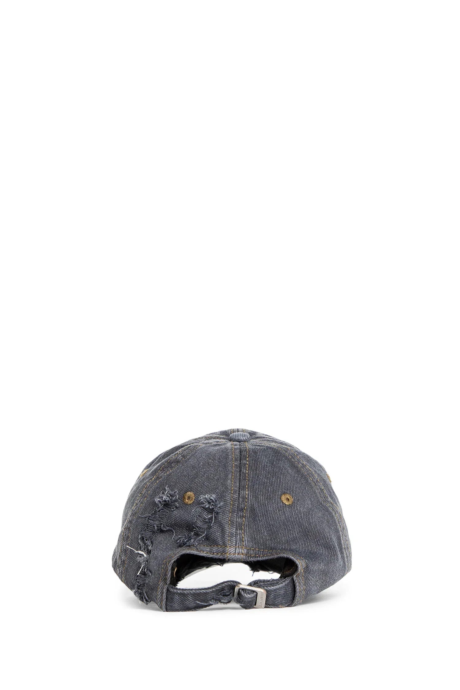 Distressed denim baseball cap - Antonioli.eu