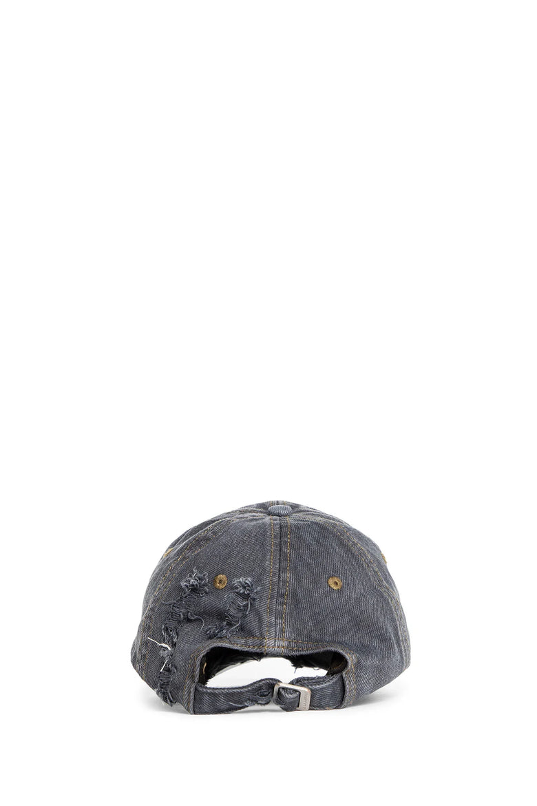 Distressed denim baseball cap - Antonioli.eu