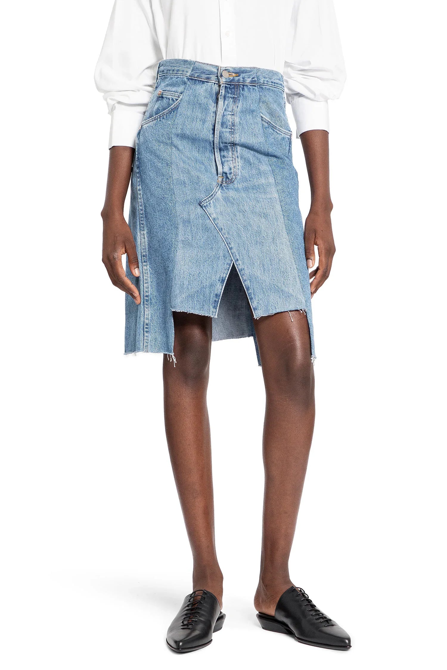 E.L.V. DENIM WOMAN BLUE SKIRTS - Antonioli.eu