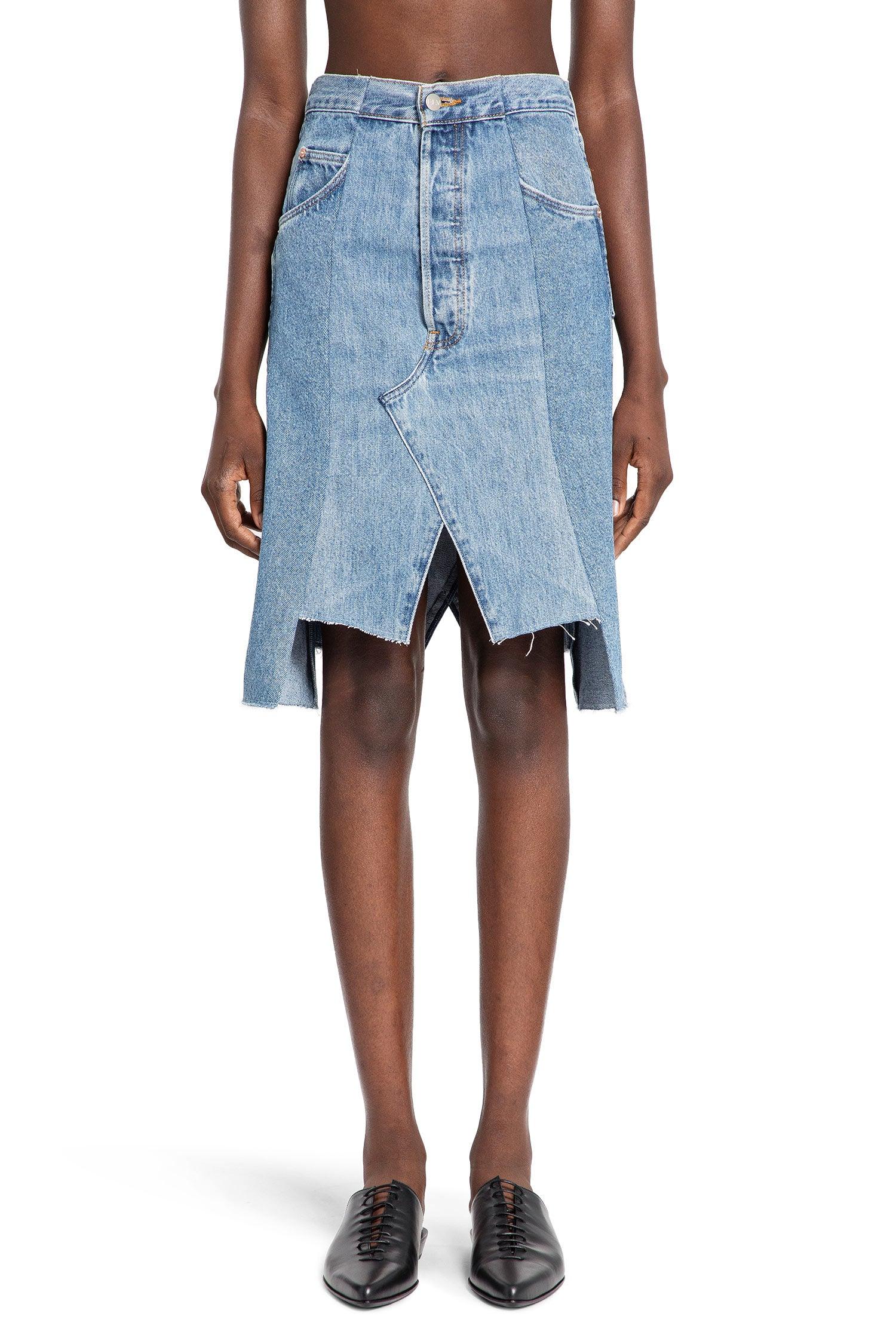 E.L.V. DENIM WOMAN BLUE SKIRTS - Antonioli.eu