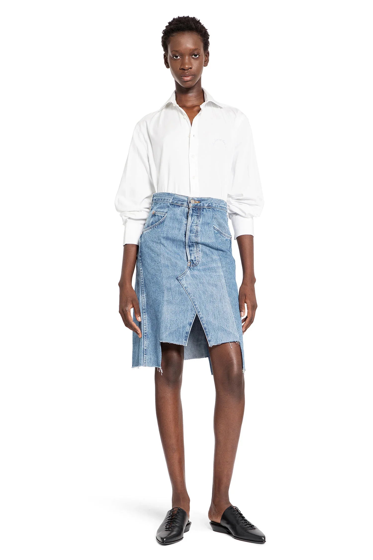 E.L.V. DENIM WOMAN BLUE SKIRTS - Antonioli.eu