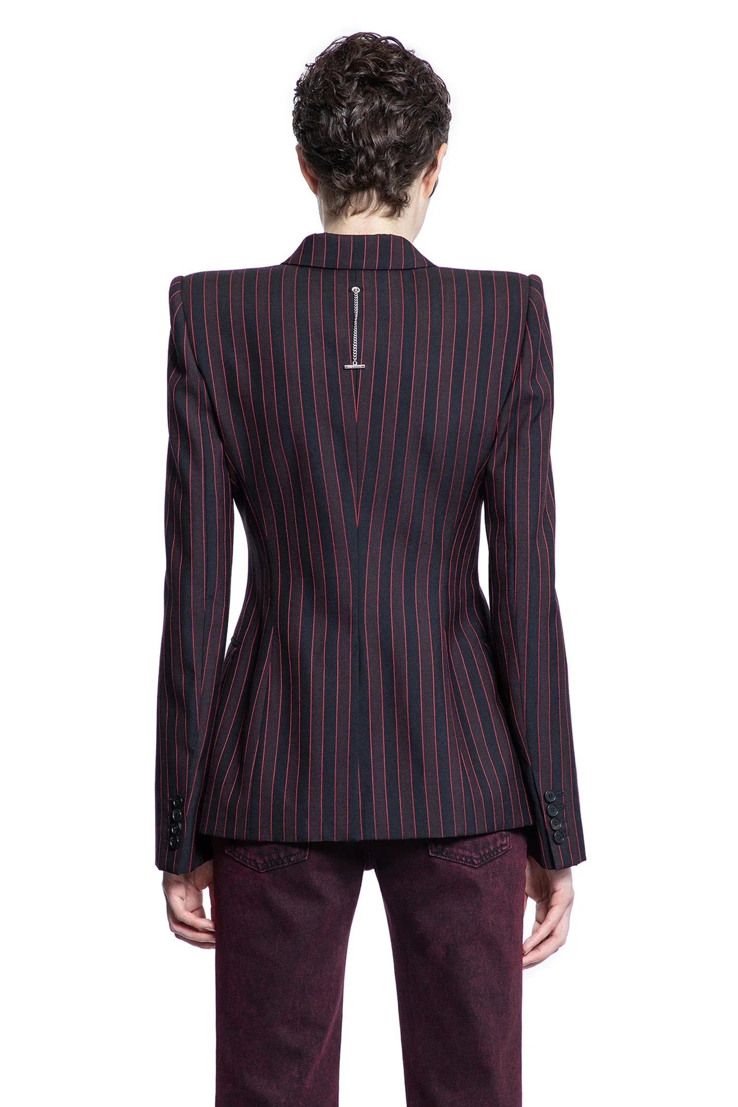 Pinstripe Single-breasted blazer - Antonioli.eu