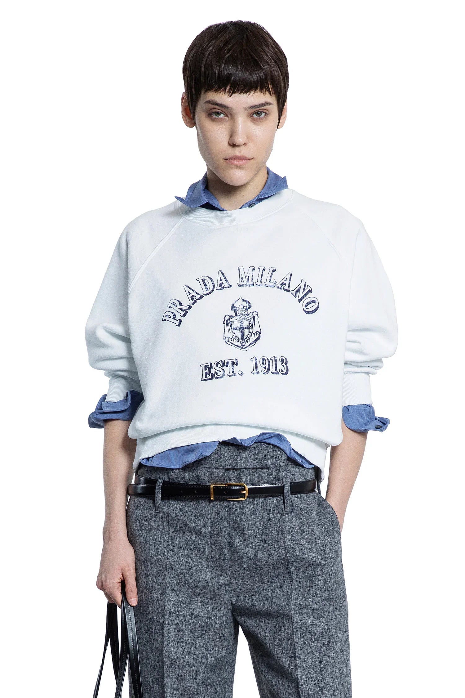 College Logo Sweatshirt - Antonioli.eu