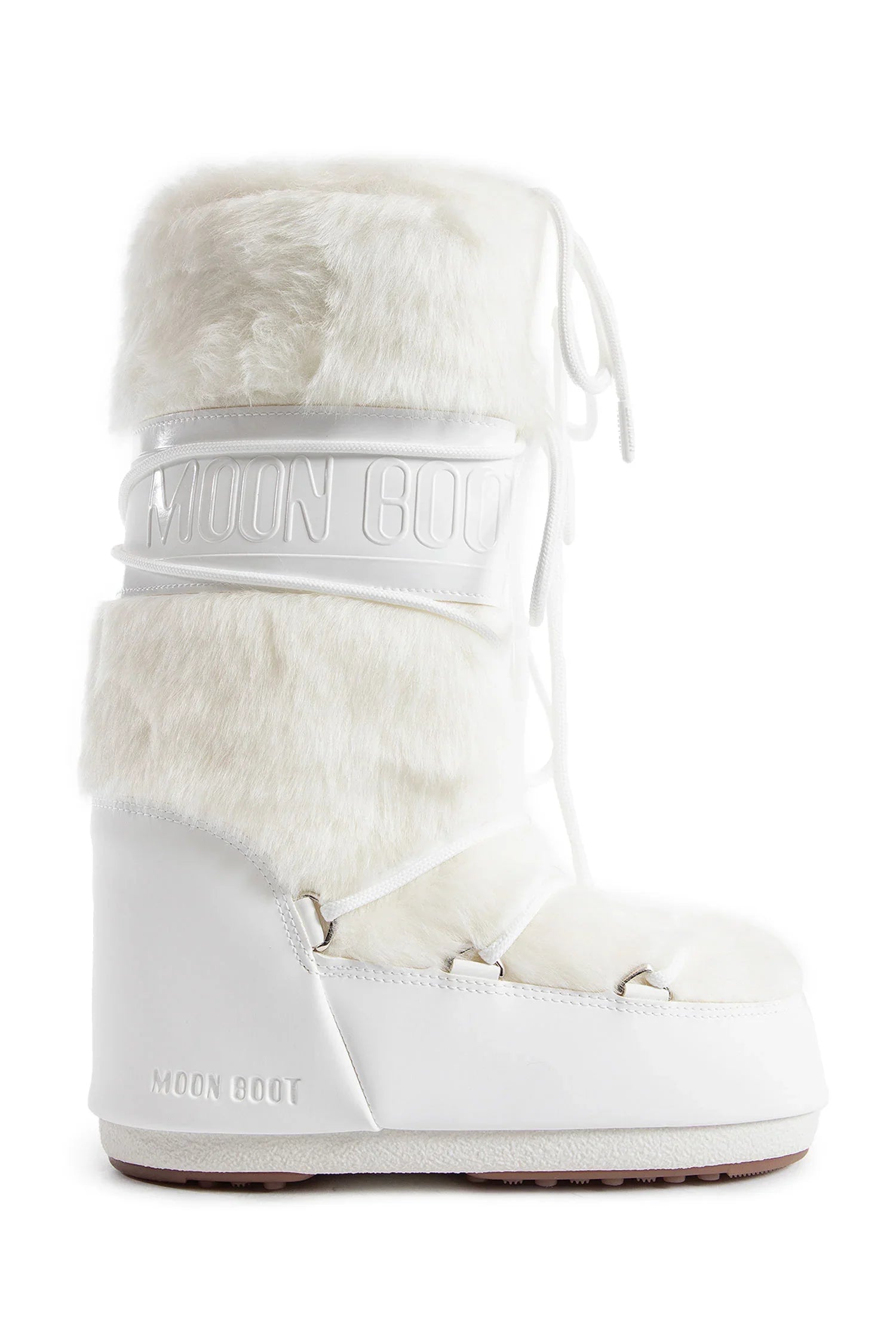 MOON BOOT UNISEX WHITE BOOTS - Antonioli.eu