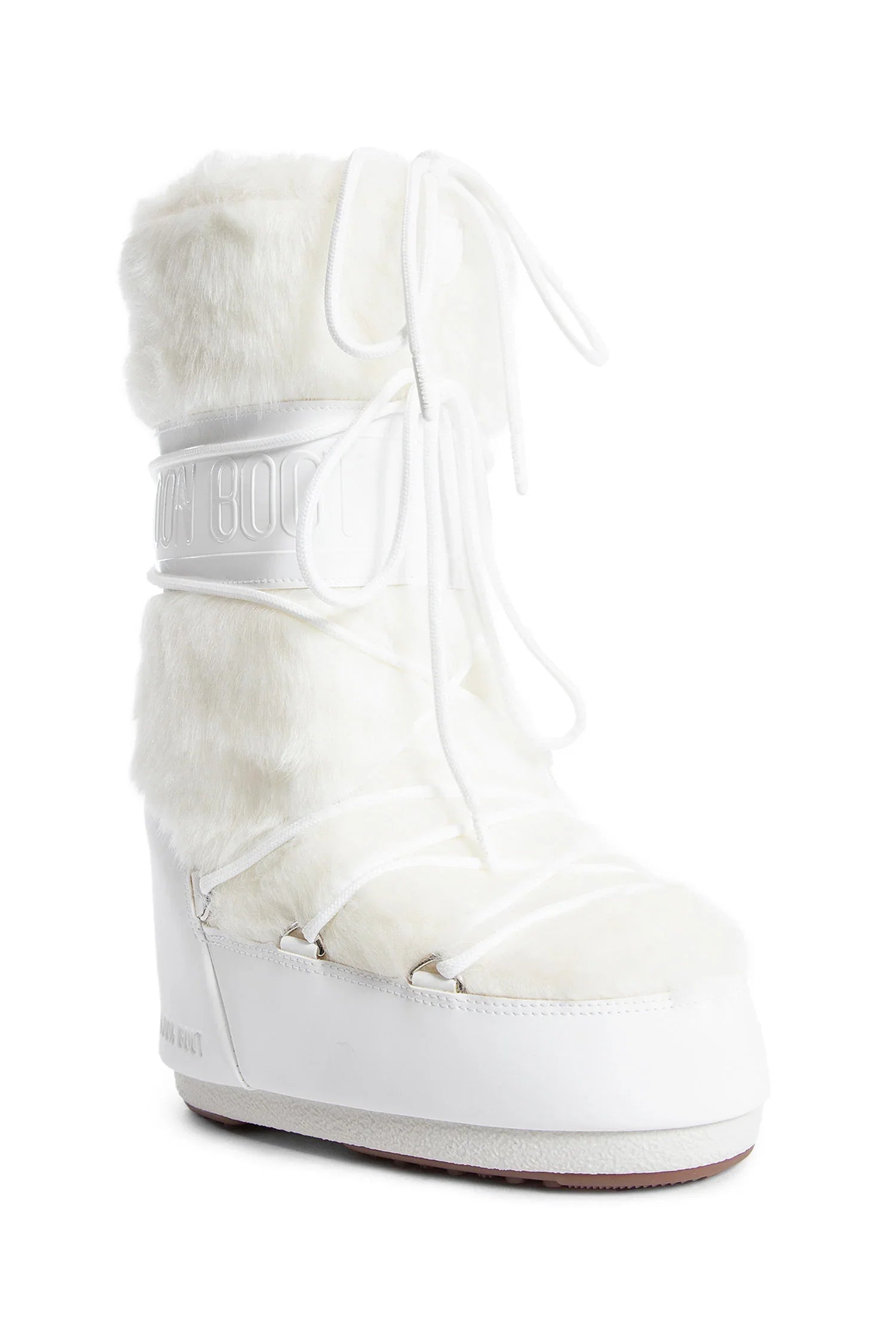 MOON BOOT UNISEX WHITE BOOTS - Antonioli.eu