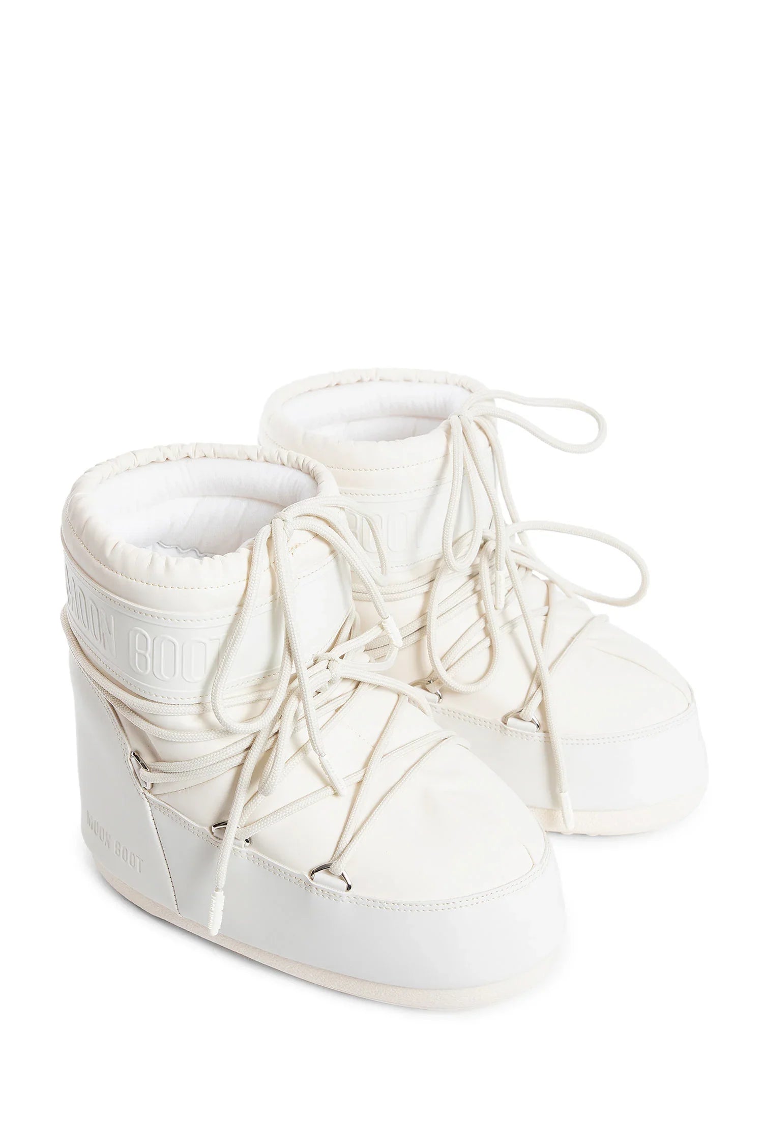 MOON BOOT UNISEX WHITE BOOTS - Antonioli.eu