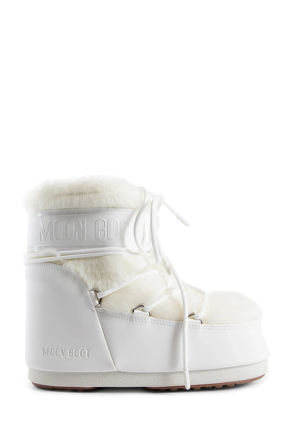 MOON BOOT UNISEX WHITE BOOTS - Antonioli.eu