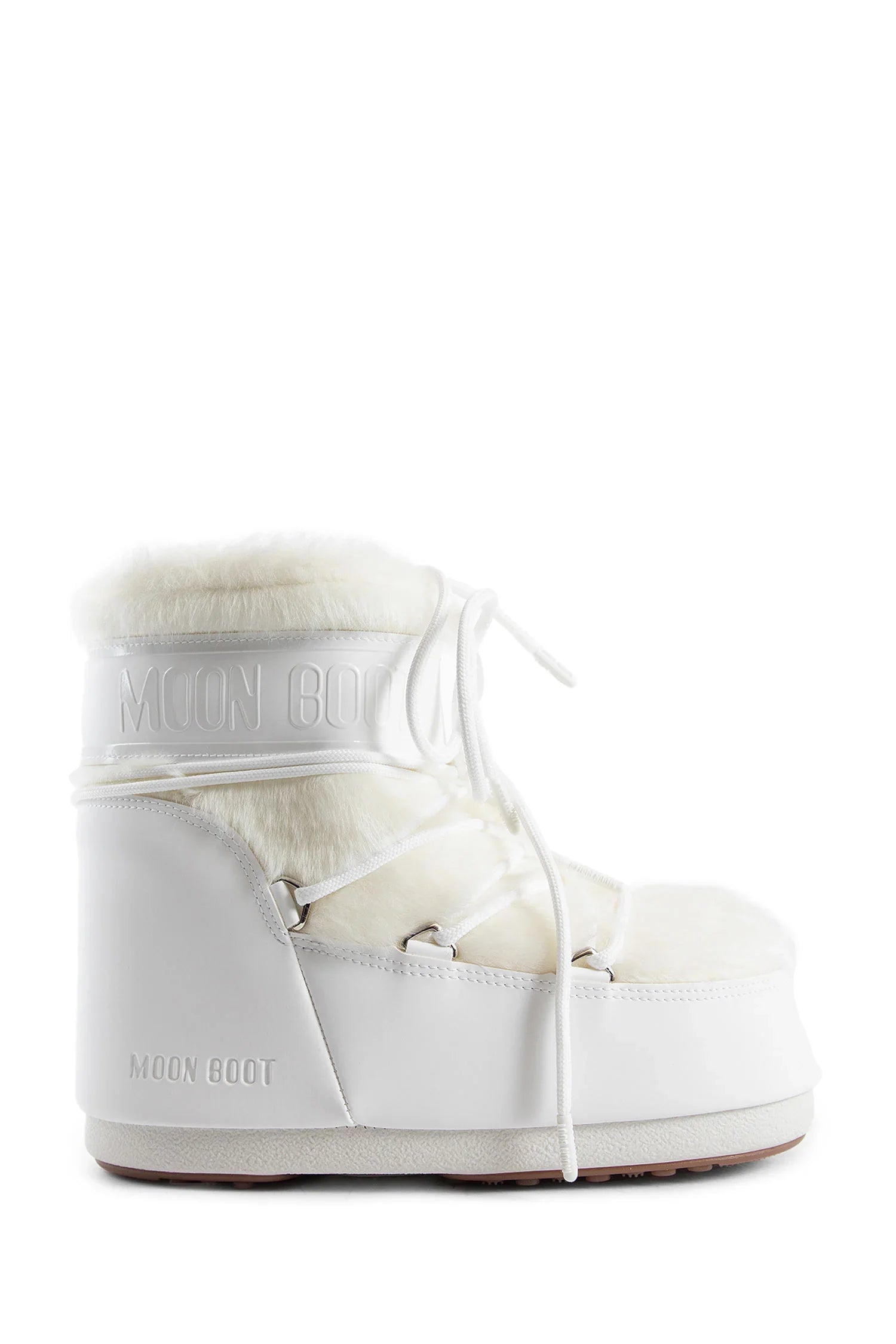 MOON BOOT UNISEX WHITE BOOTS - Antonioli.eu