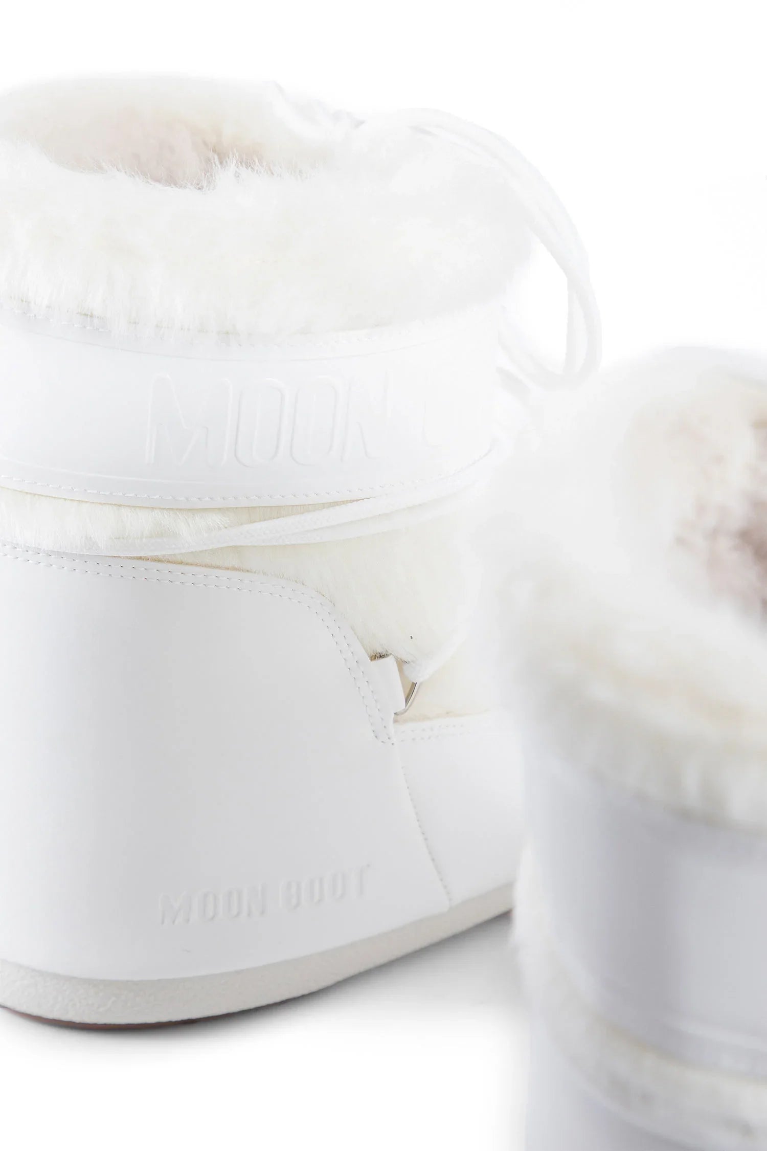 MOON BOOT UNISEX WHITE BOOTS - Antonioli.eu