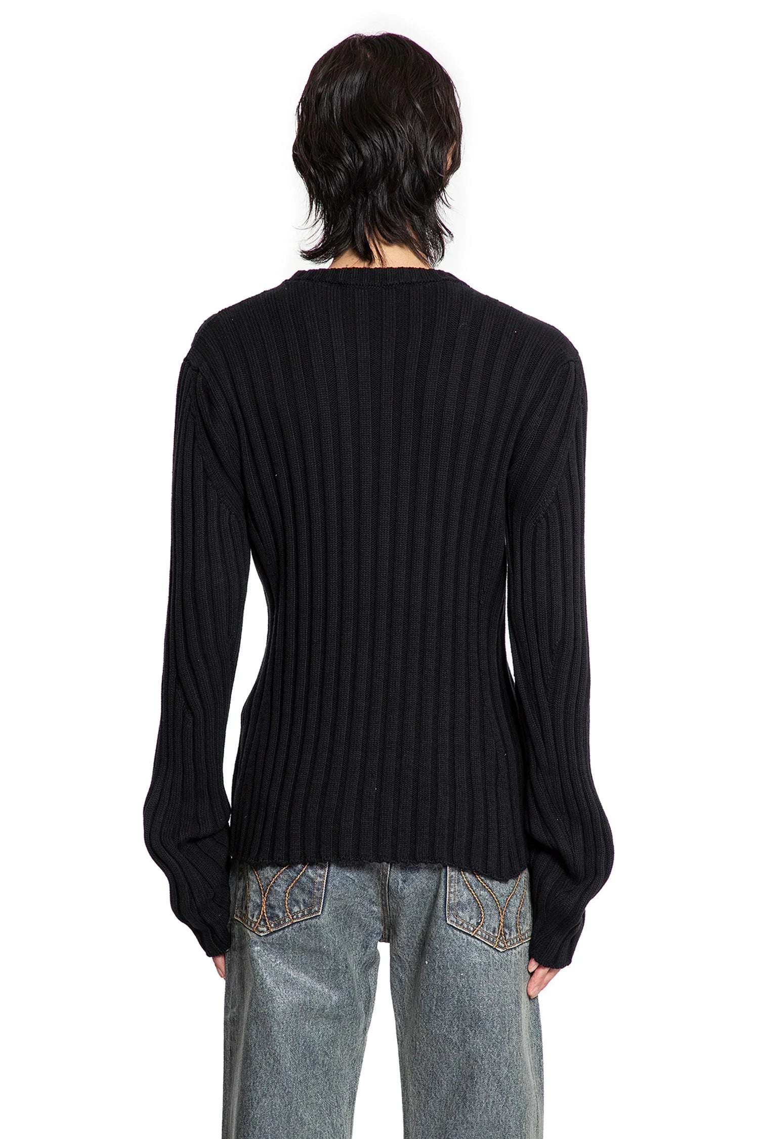 JORDANLUCA MAN BLACK KNITWEAR - Antonioli.eu
