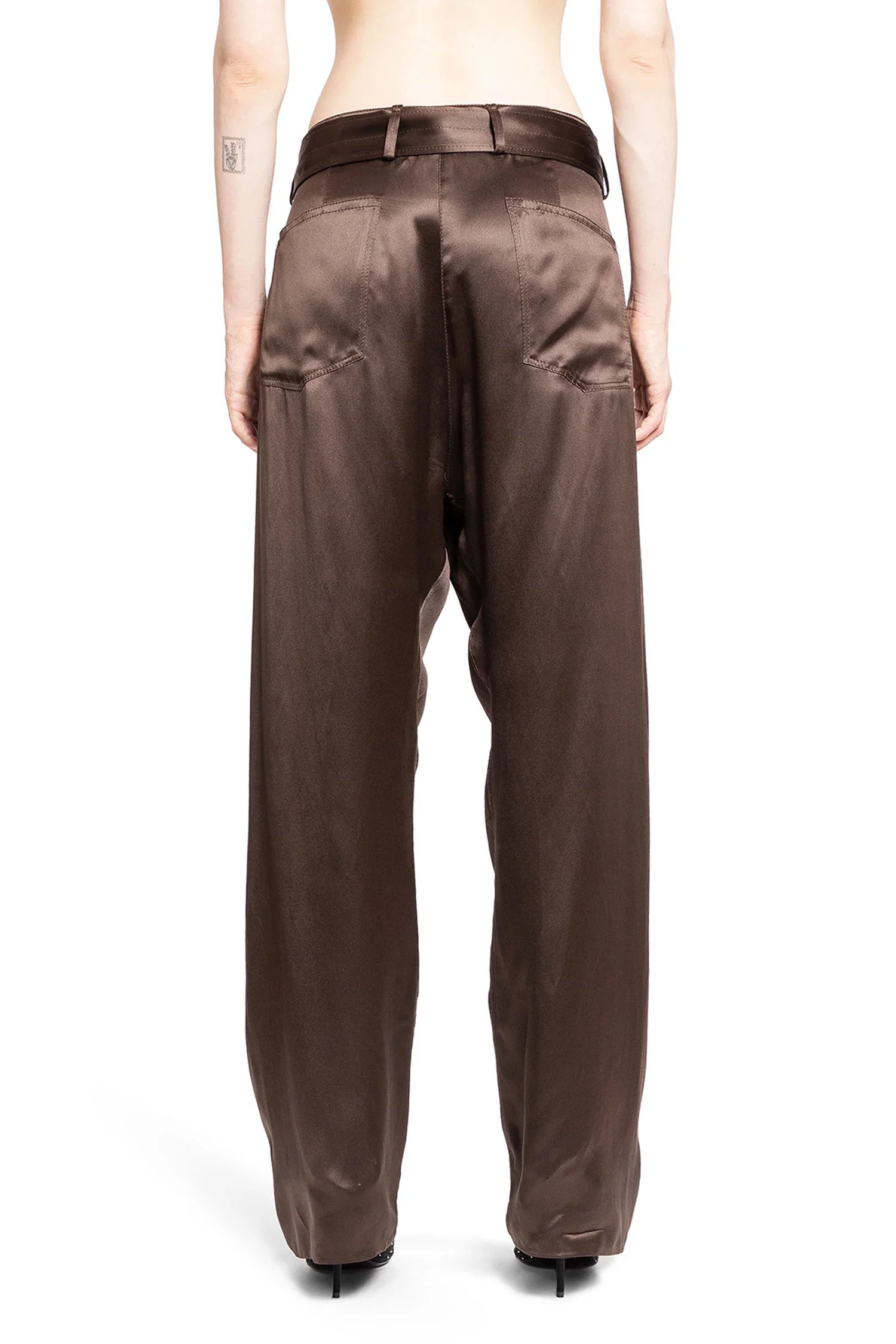 Tailored Satin Pants - Antonioli.eu