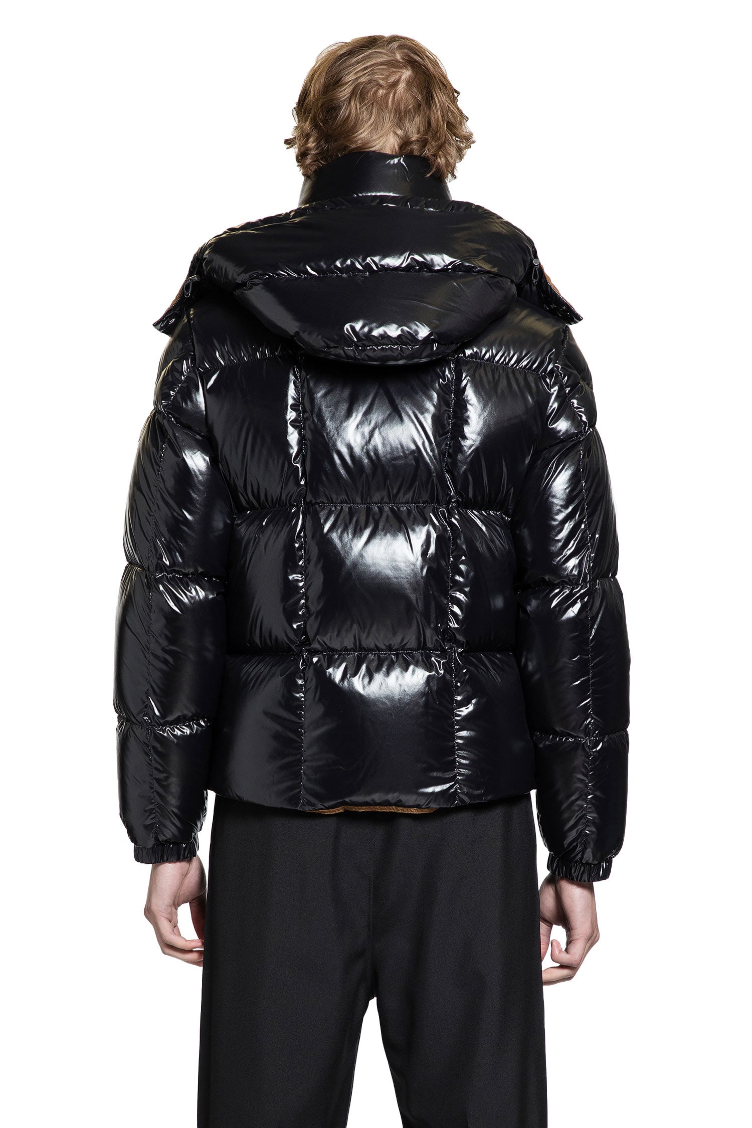MONCLER MAN BLACK JACKETS