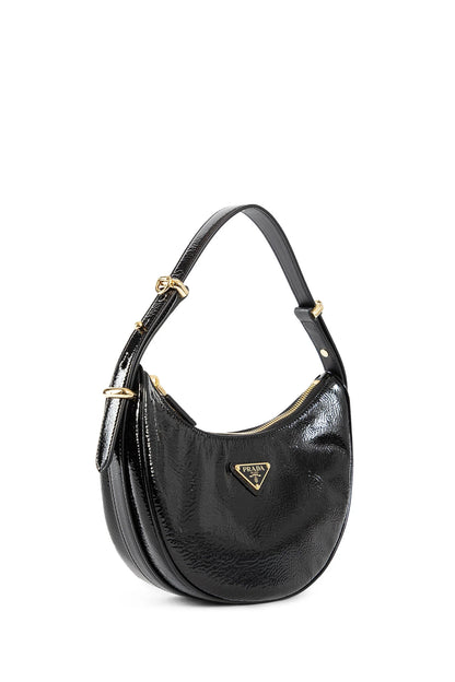 Arqué naplak patent leather shoulder bag - Antonioli.eu