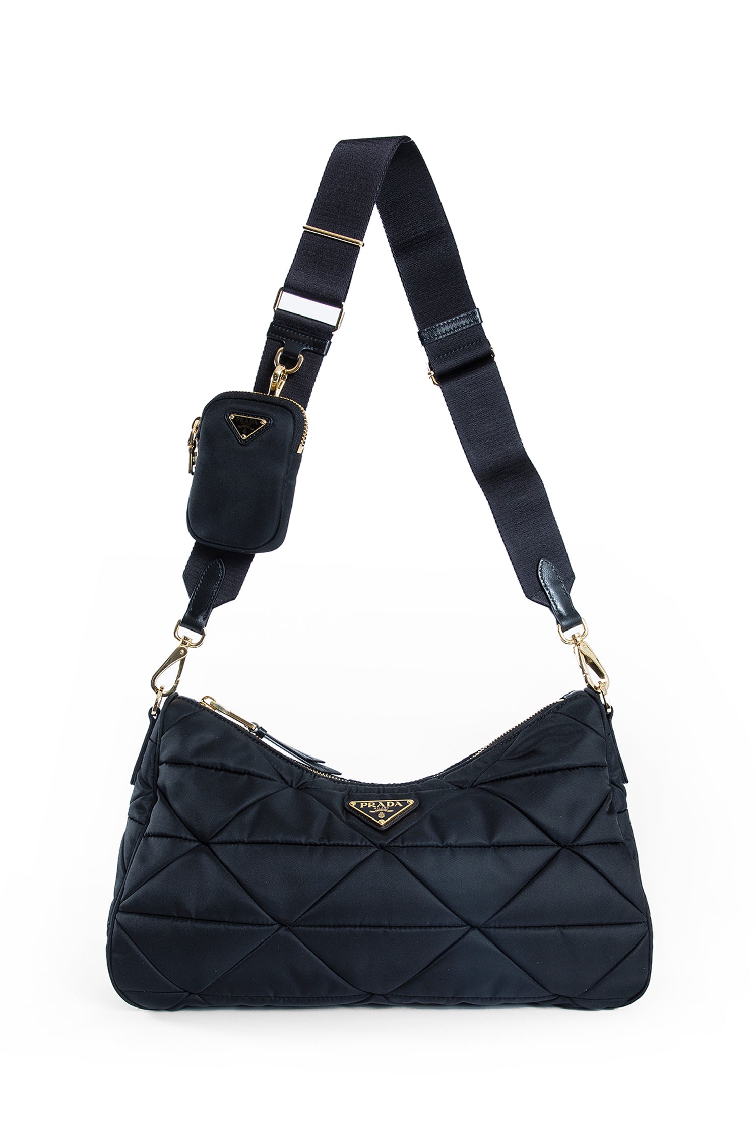Large padded Re-Nylon bag - Antonioli.eu