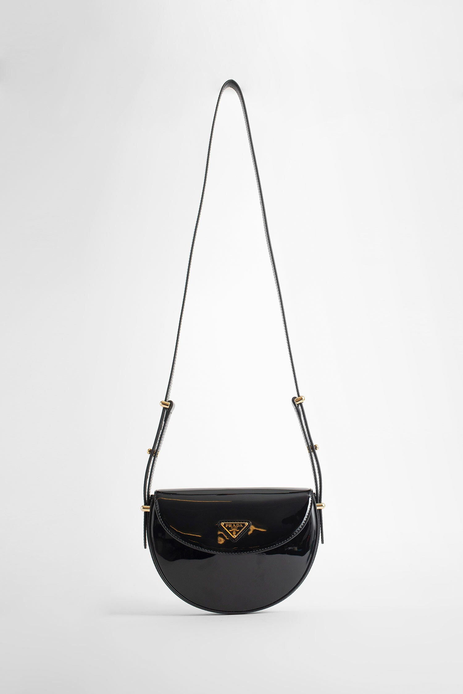 PRADA WOMAN BLACK SHOULDER BAGS PRADA SHOULDER BAGS Antonioli