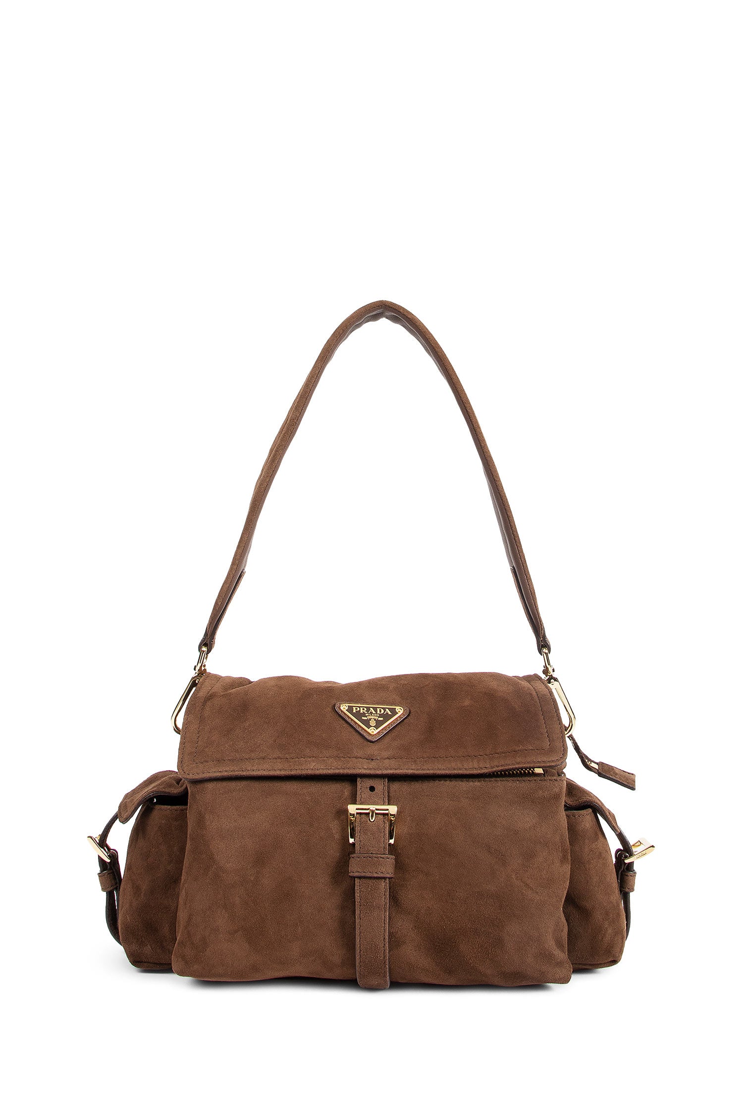 Explore Medium Shoulder Bag in Suede