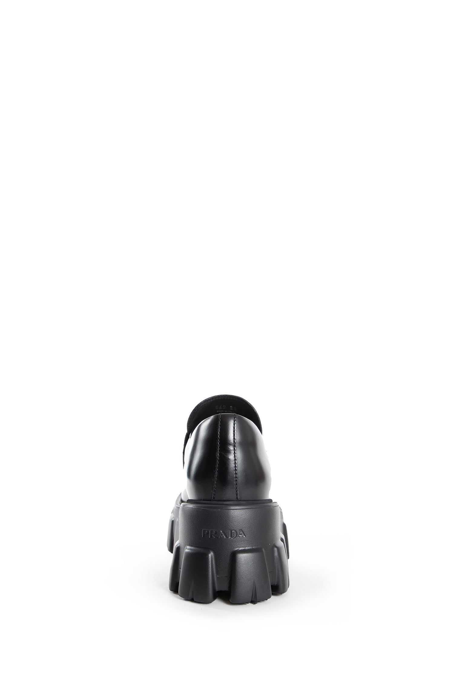 Brushed Leather Monolith Loafers - Antonioli.eu